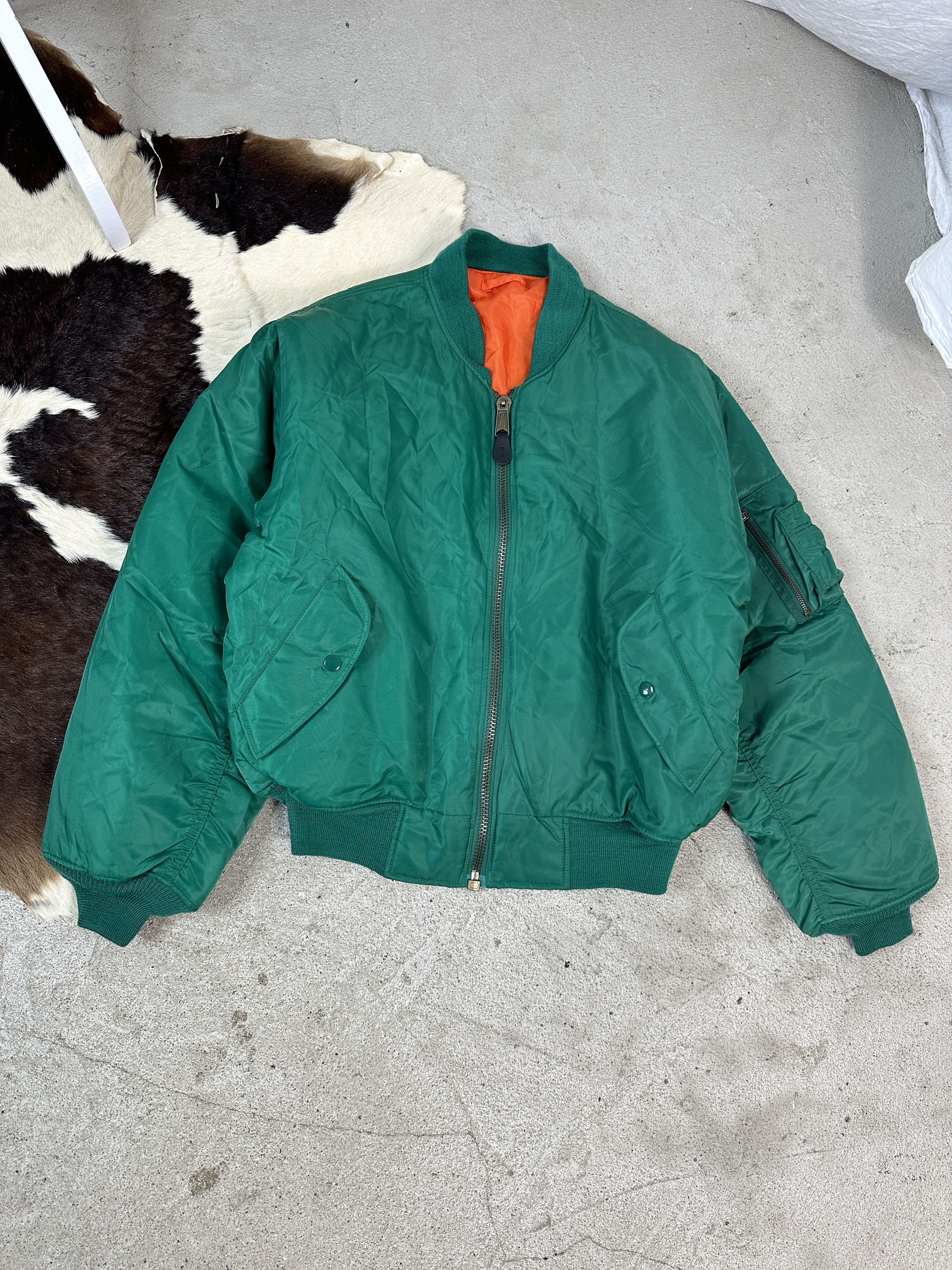 Vintage MA-1 Reversible Vintage Bomber Jacket Size US XS / EU 42 / 0 - 1 Thumbnail