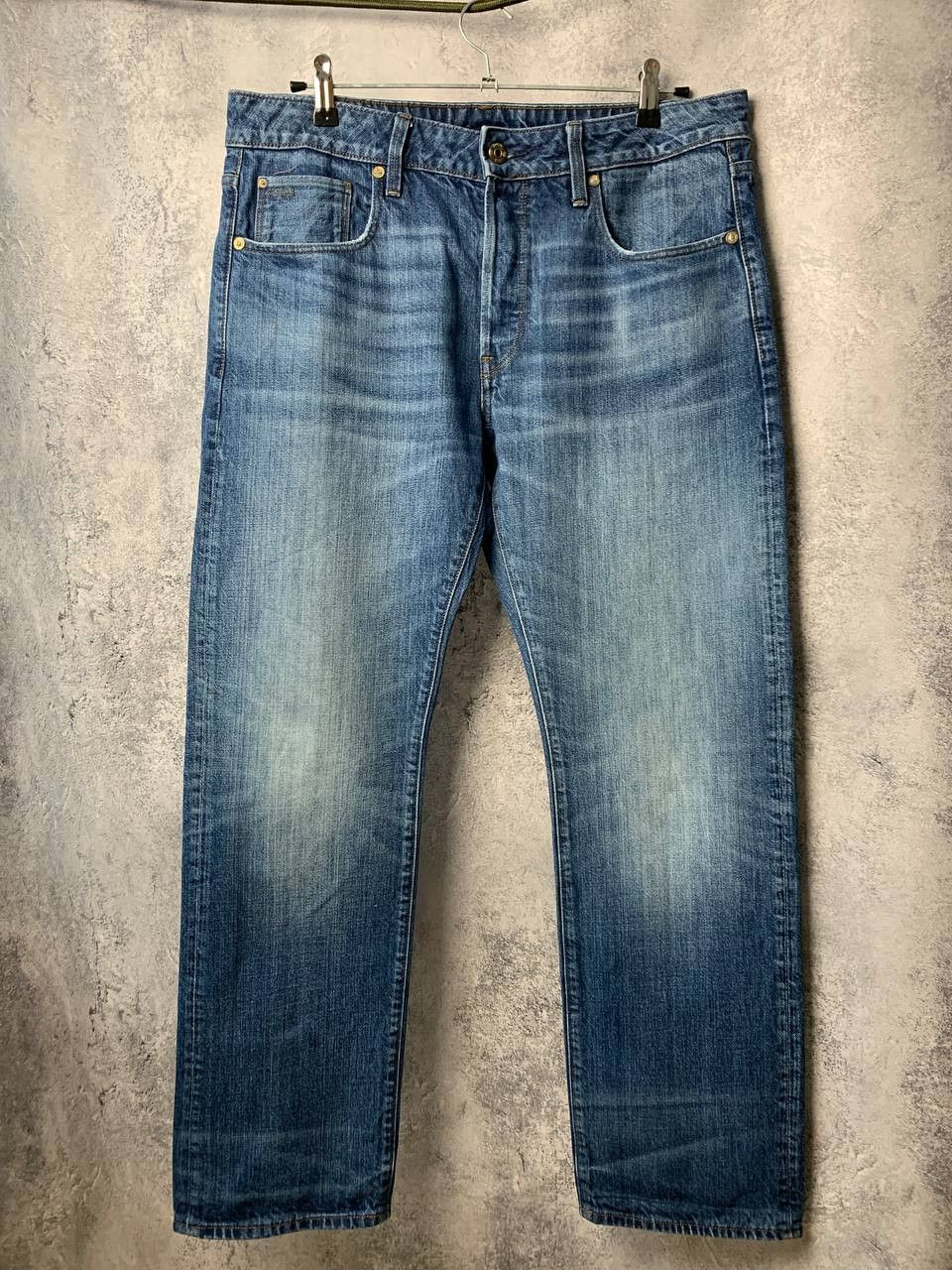G-Star G-Star Raw 3301 Straight Jeans Denim Pants Men's size 34x30 Size US 34 / EU 50 - 1 Thumbnail