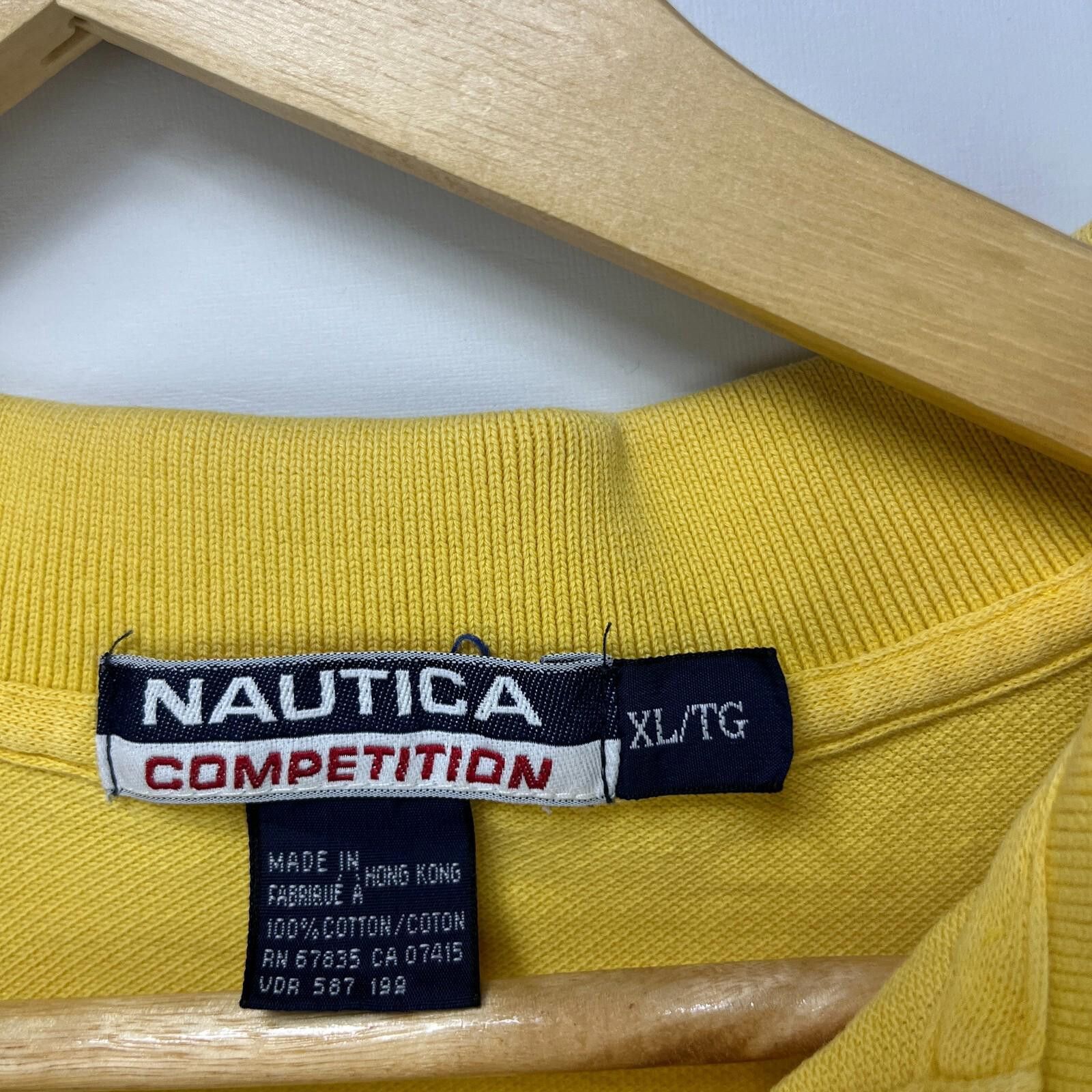 Nautica Vintage 90s Nautica Competition Polo Shirt XL Size US XL / EU 56 / 4 - 6 Thumbnail