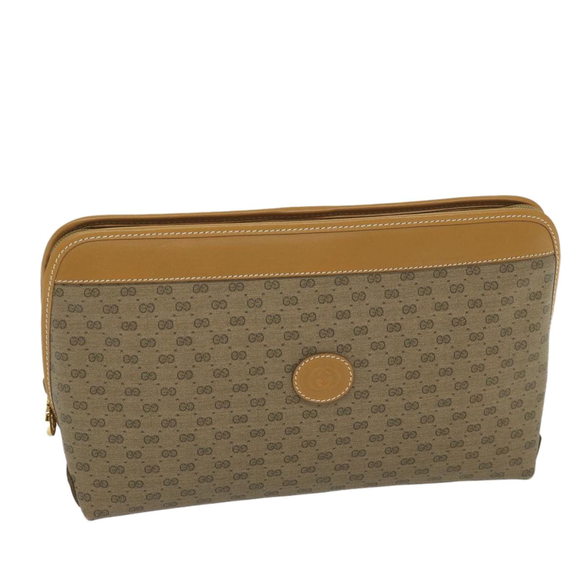 Gucci Beige Canvas Clutch Bag (Pre-Owned) Size ONE SIZE - 1 Thumbnail