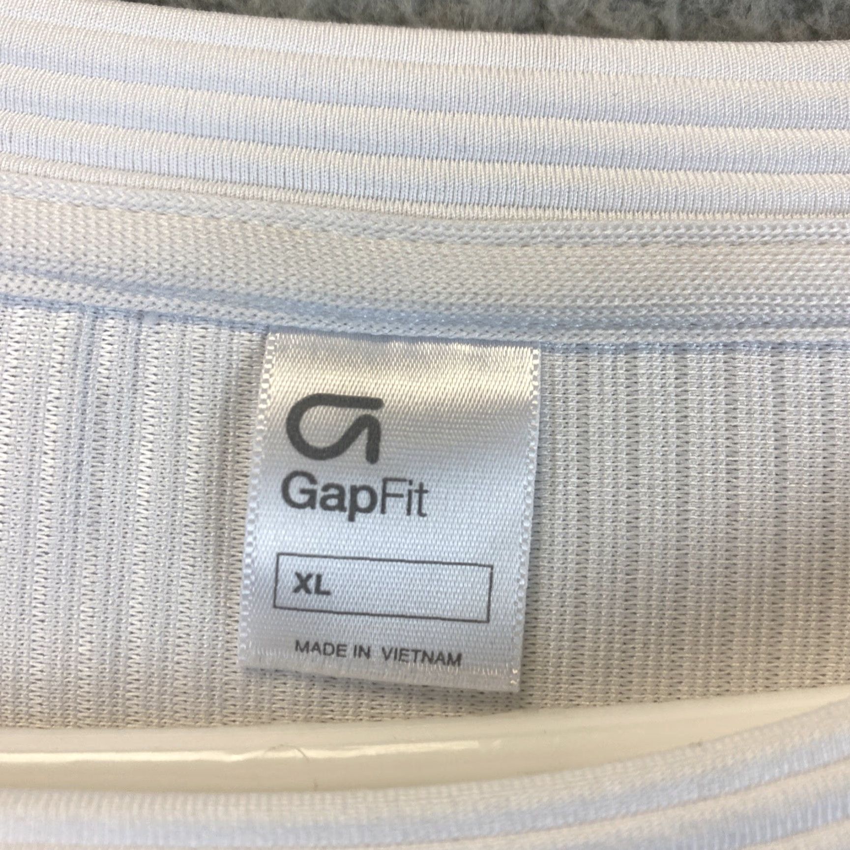 Vintage GAP FIT Active Wear Top Sweater Size XL Long Sleeves White 65-23 / - Size XL / US 12-14 / IT 48-50 - 4 Thumbnail