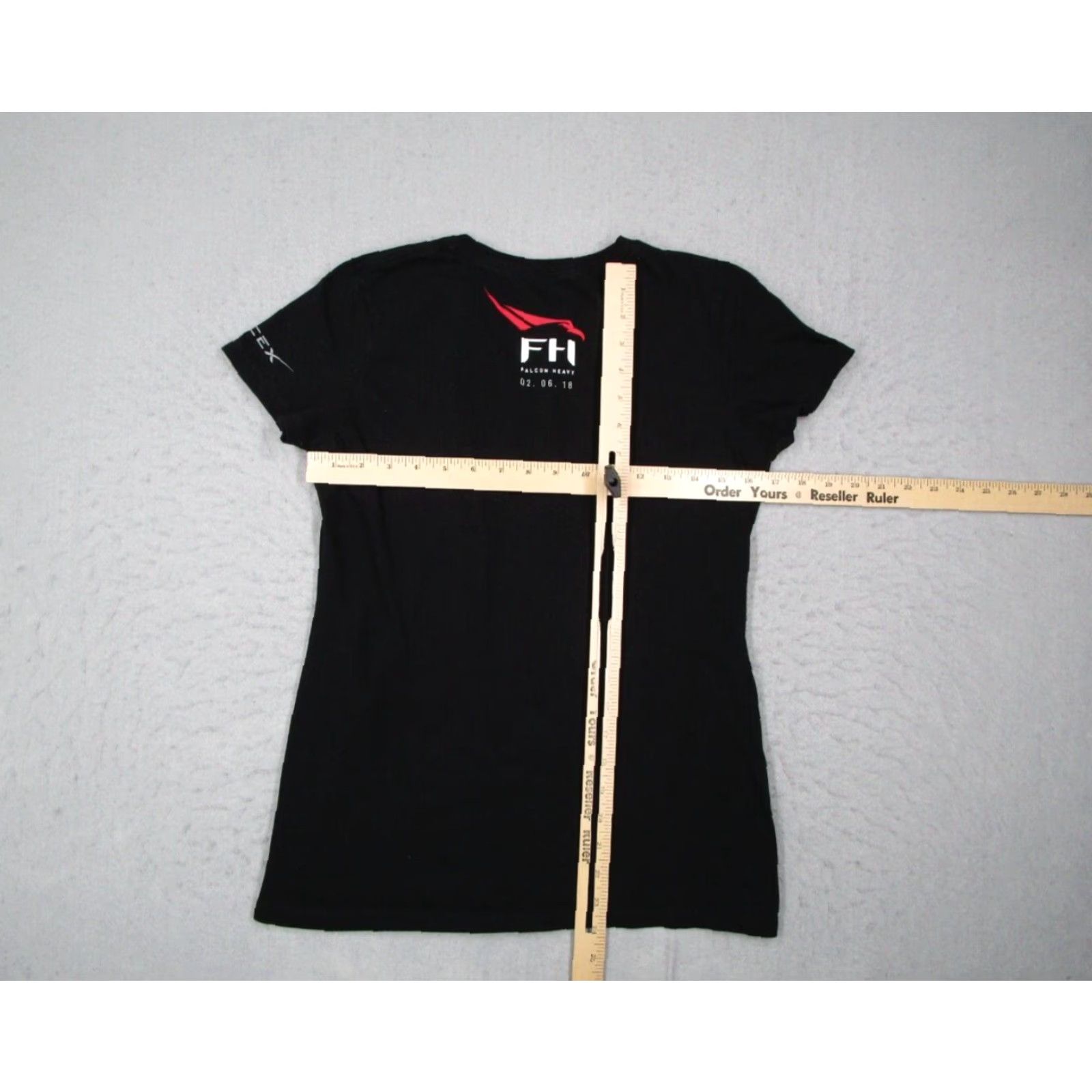 Doublet VINTAGE SpaceX Women's Black Double Sided Falcon Heavy T-Shirt Extra Large Short Sleeve Size ONE SIZE - 5 Thumbnail