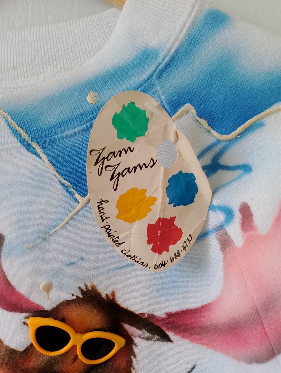 Vintage Vintage 90s BANFF CANADA Hand Printed NOS Sweatshirt Size US L / EU 52-54 / 3 - 8 Thumbnail