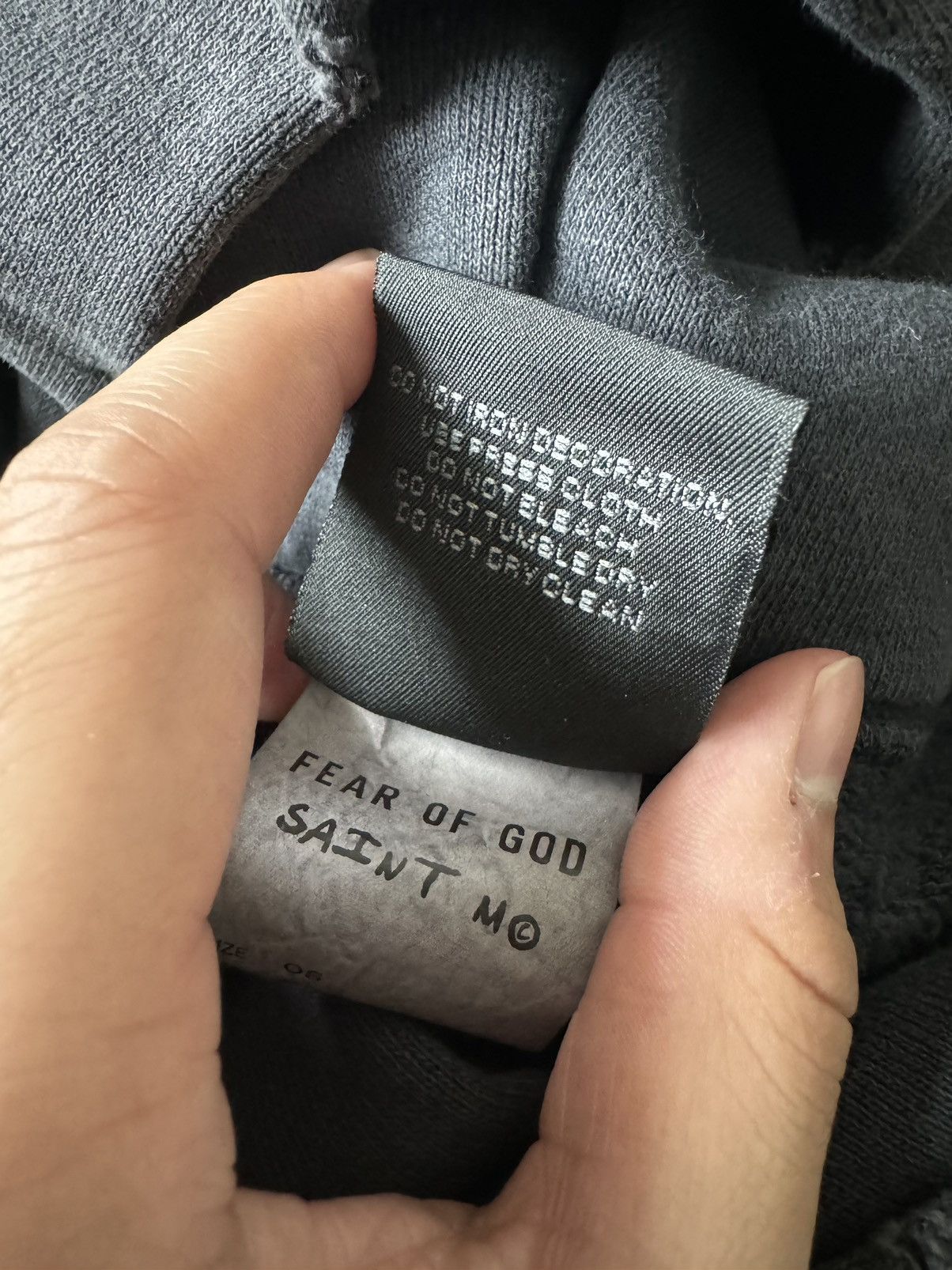 Fear of God × Saint Michael Saint Michael x Fear of God Saint of God Hoodie One Size Size US L / EU 52-54 / 3 - 6 Thumbnail
