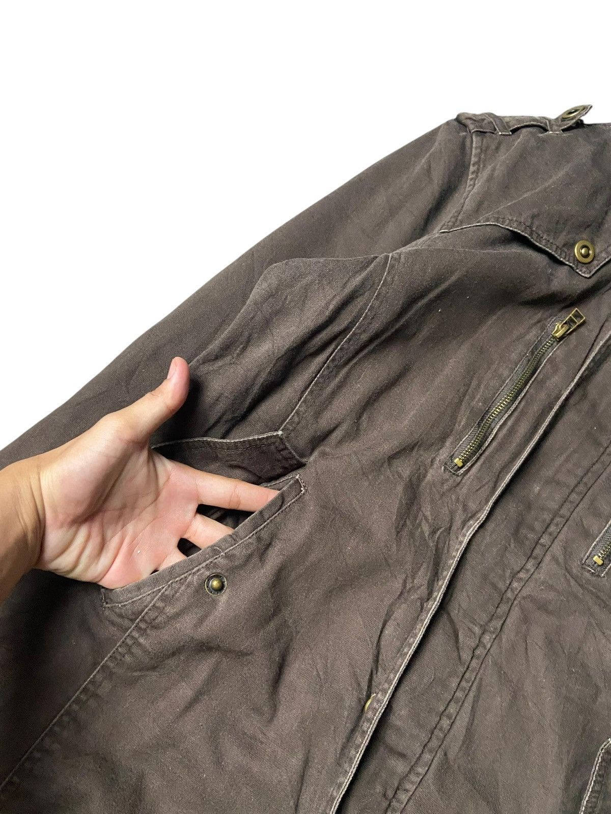 If Six Was Nine Grangesta Multi pocket Fishtail Hooded Jacket (158) Size US L / EU 52-54 / 3 - 4 Thumbnail