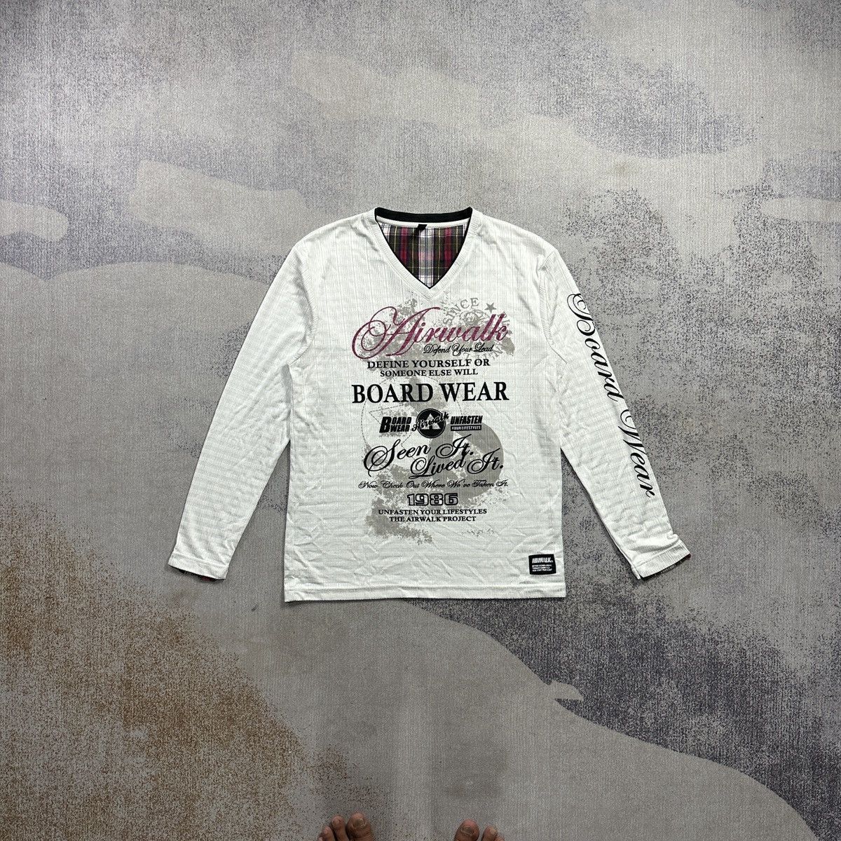 Airwalk Airwalk graffiti longsleeve Tshirt Size US XL / EU 56 / 4 - 1 Thumbnail