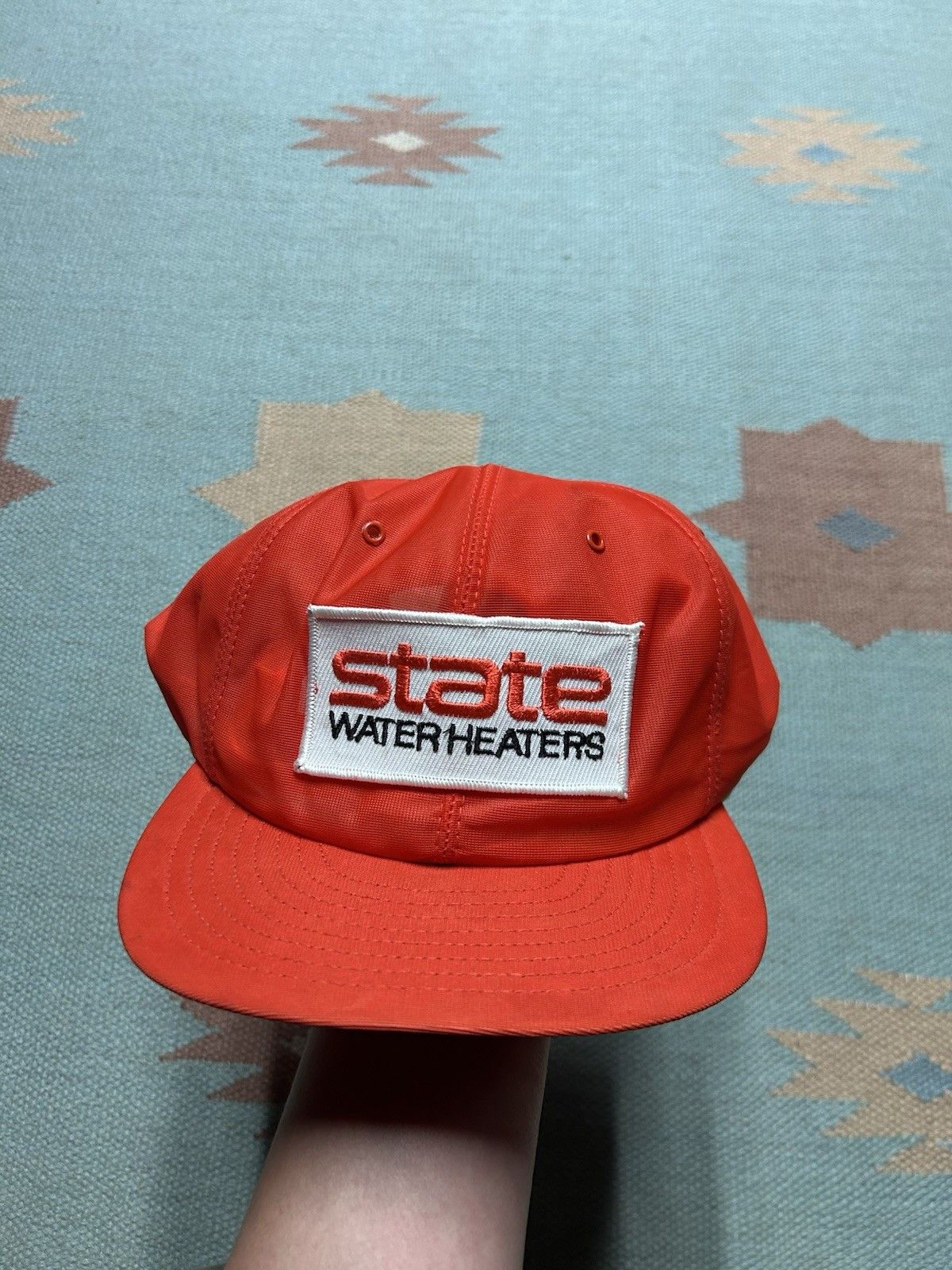 Vintage Vintage 70s hat trucker State Water Heaters patch Louisville Size ONE SIZE - 2 Thumbnail