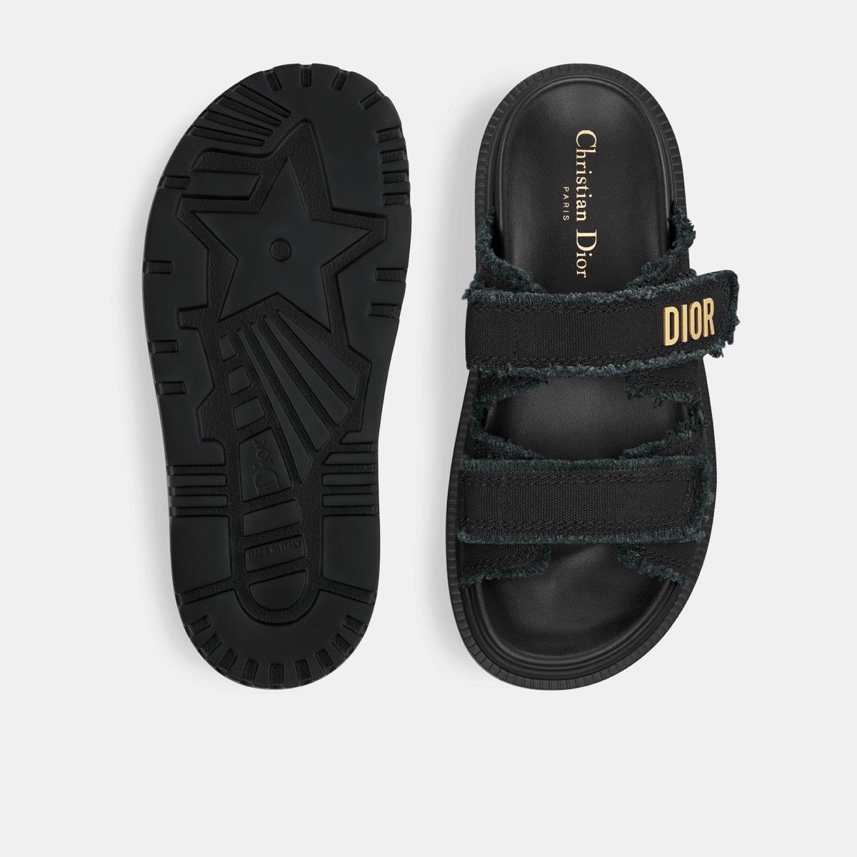 Dior o1w1db10326 Dioract Slide in Black Size US 8 / IT 38 - 4 Thumbnail