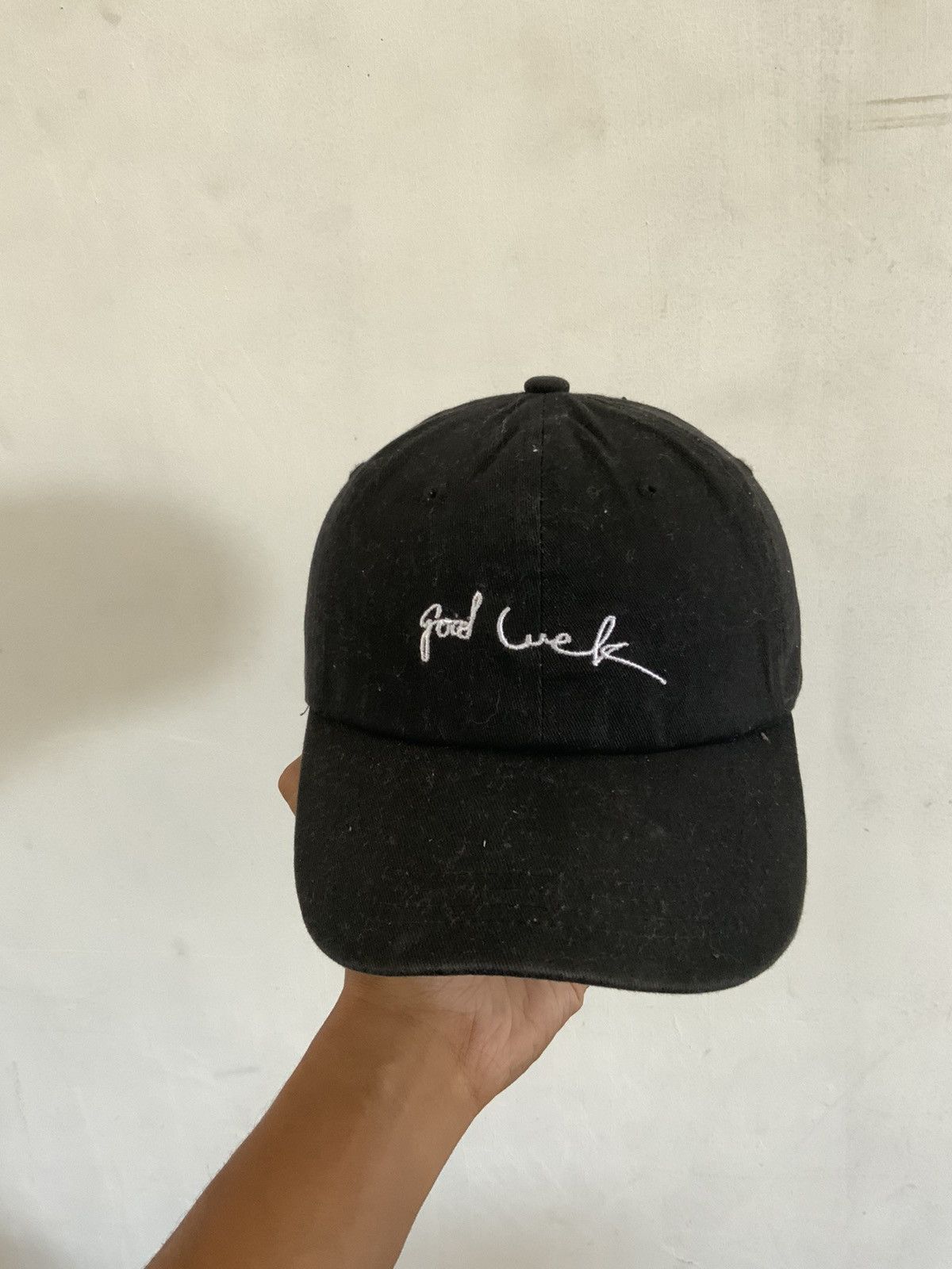 Japanese Brand Good Luck Embroidered Hat Size ONE SIZE - 1 Thumbnail