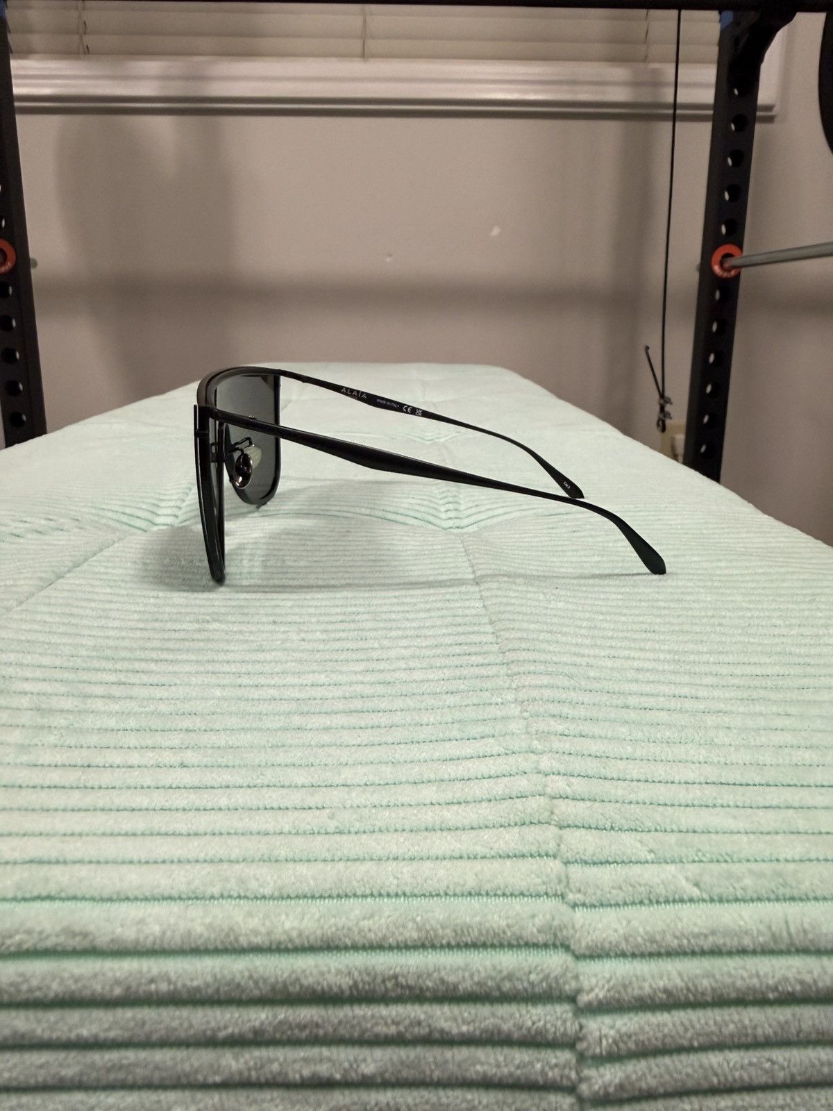 Alaia NWT Alaïa AA0094S Shield Sunglasses - Black Size ONE SIZE - 2 Thumbnail