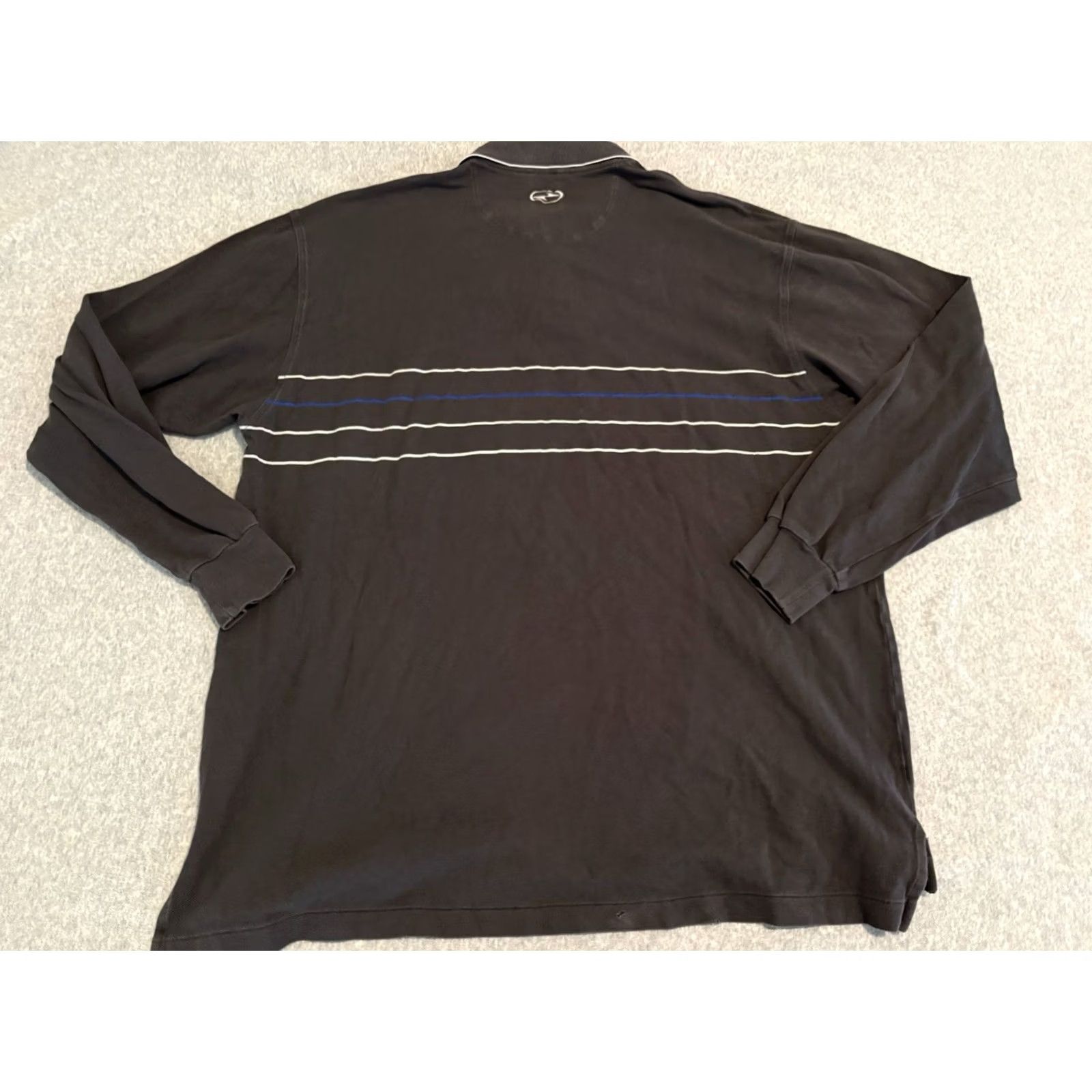 Nike VINTAGE Nike Golf Long Sleeve Polo Tiger Woods Yin Yang Slam Logo Mens XXL 2XL Shirt Size US XXL / EU 58 / 5 - 5 Thumbnail