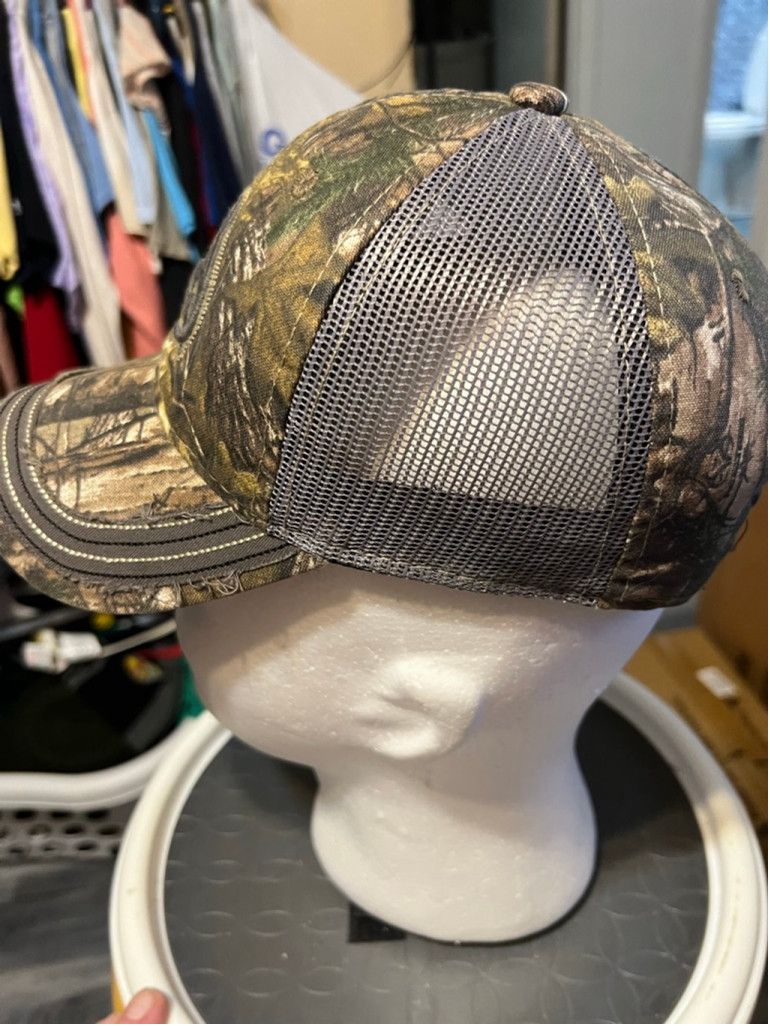 Realtree Men's Realtree Camouflage Grey Trucker Hat One Size Size ONE SIZE - 2 Thumbnail