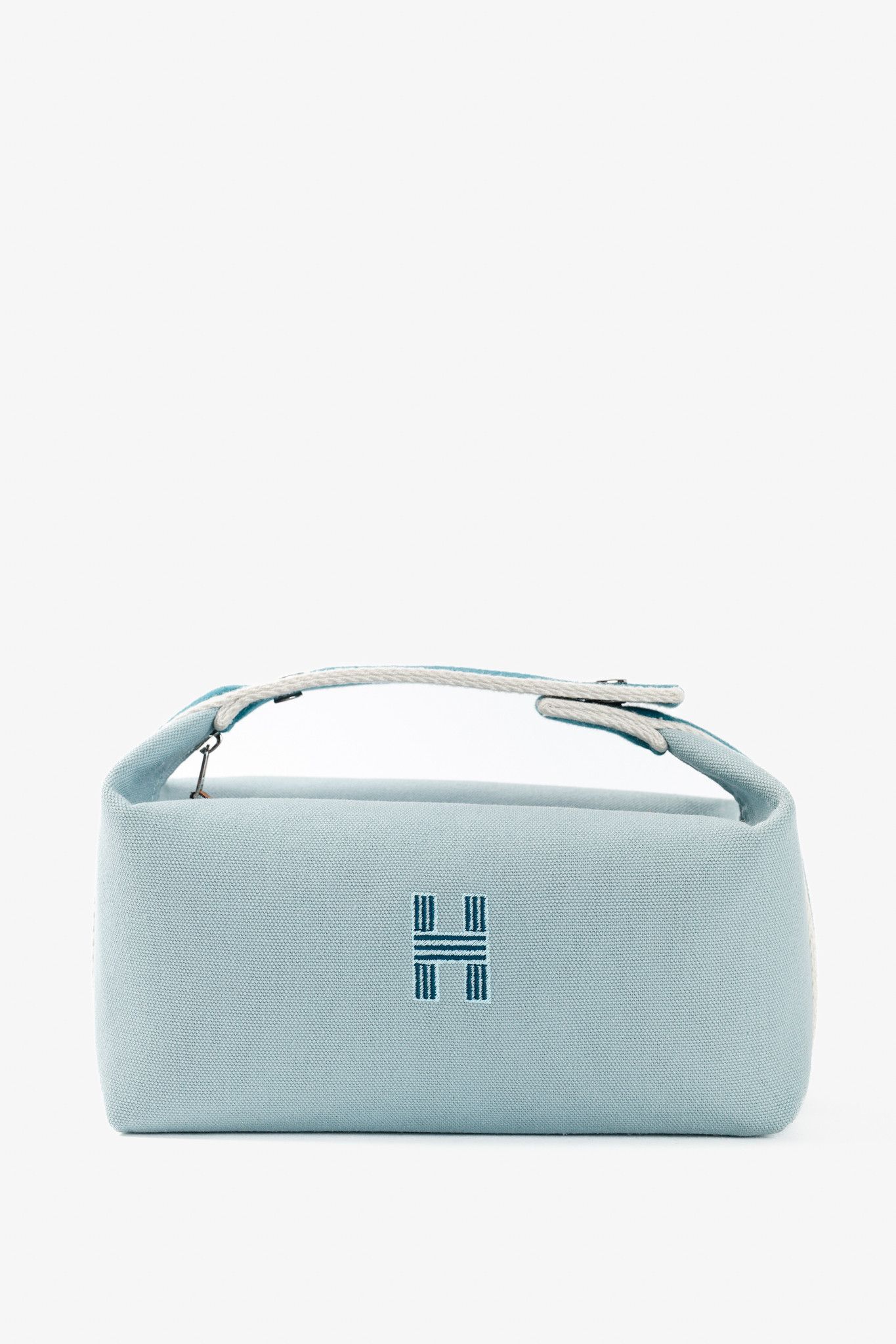 Hermes Hermes Bride-a-Brac Small Model Eucalyptus Canvas Case Size ONE SIZE - 1 Thumbnail