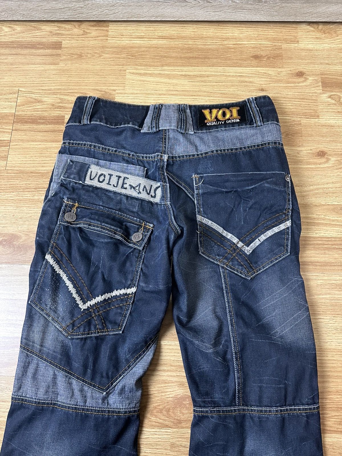 Voi Jeans 🔥 Voi Multipocket Patched Denim Jeans Y2K Hysteric Glamour Size US 34 / EU 50 - 5 Thumbnail