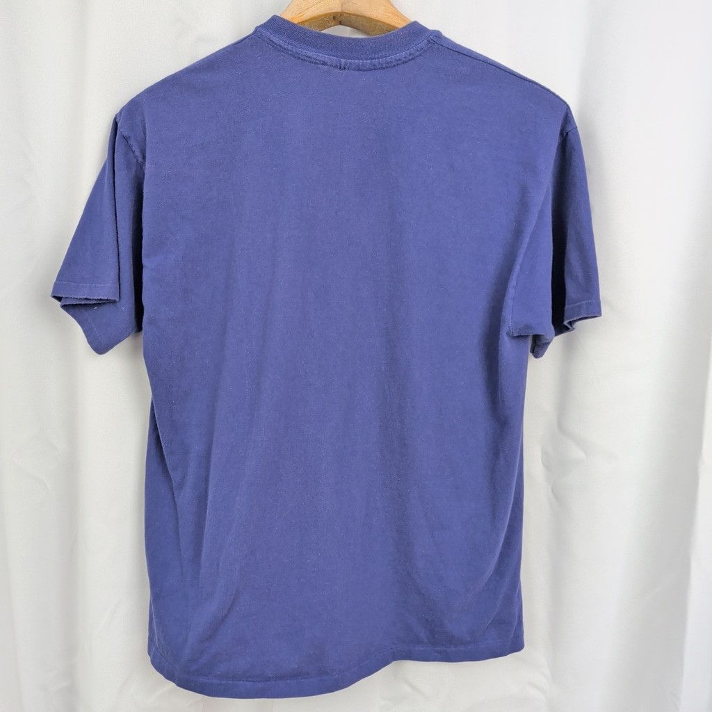 Hanes Vintage Single Stitch USA Made Snow Leopard Purple T-Shirt Size US XL / EU 56 / 4 - 5 Thumbnail