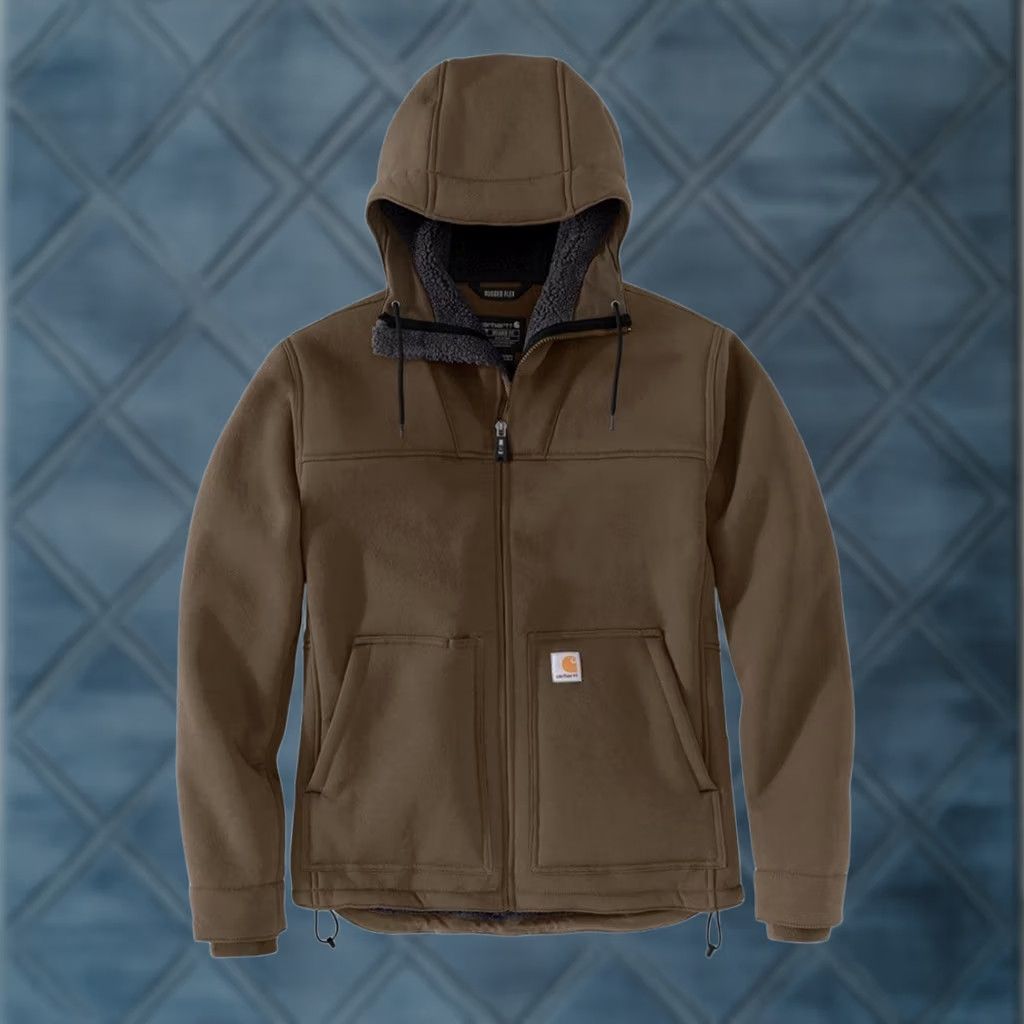 Carhartt Carhartt Coat Jacket Rain Defender Super Dux Brown Men XXL 2XL Hooded Relaxed Jacket Size US XXL / EU 58 / 5 - 1 Thumbnail