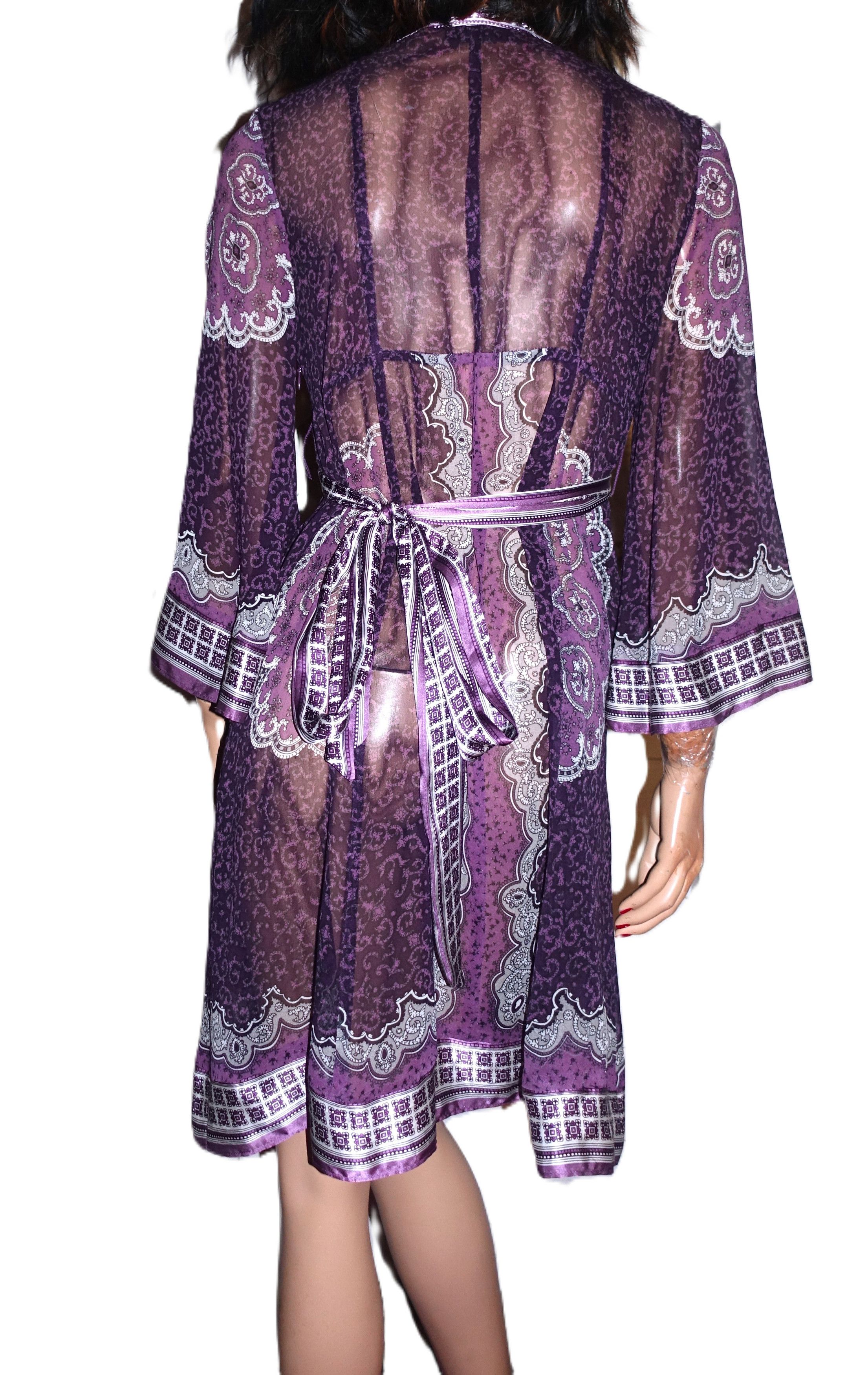 I.N.C Inc International Concepts Purple Boho Dress 8 Size M / US 6-8 / IT 42-44 - 5 Thumbnail