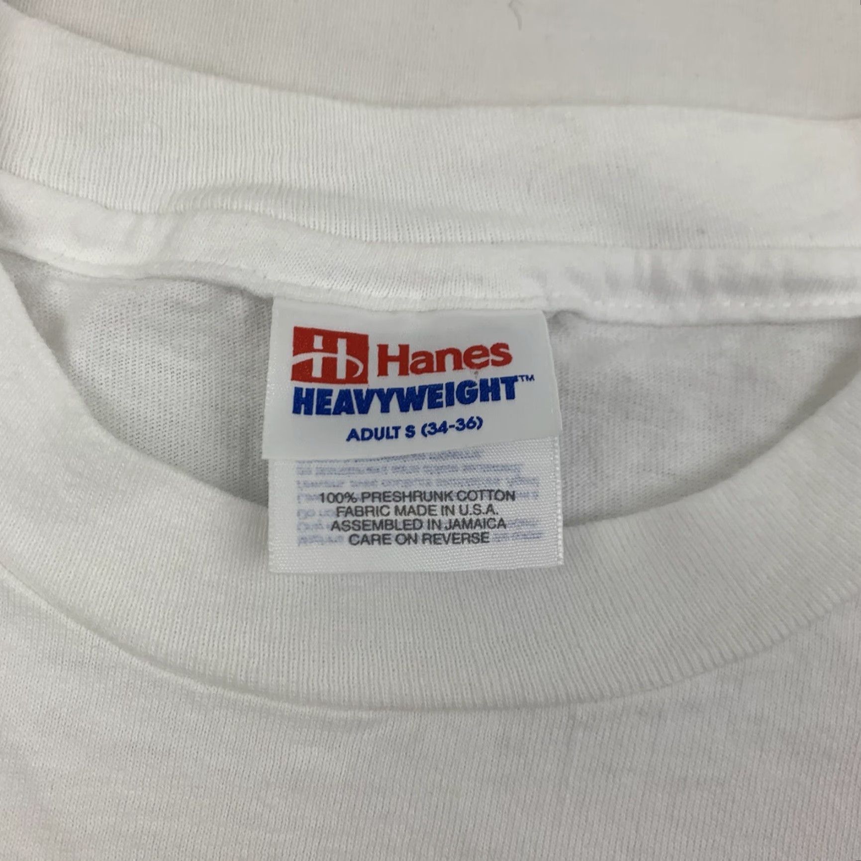 Hanes VINTAGE Hanes Hilton Head Polo Team T Shirt Adult Small White Sports Logo 90s Mens Size US S / EU 44-46 / 1 - 3 Thumbnail