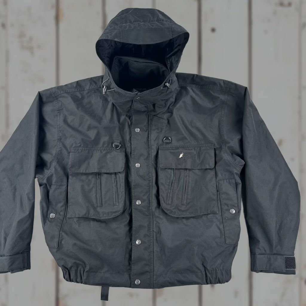 Vintage Frogg Toggs Jacket Full Zip Waterproof Black XL Men Rain Coat Hiking Outdoor Gear Size US XL / EU 56 / 4 - 1 Thumbnail