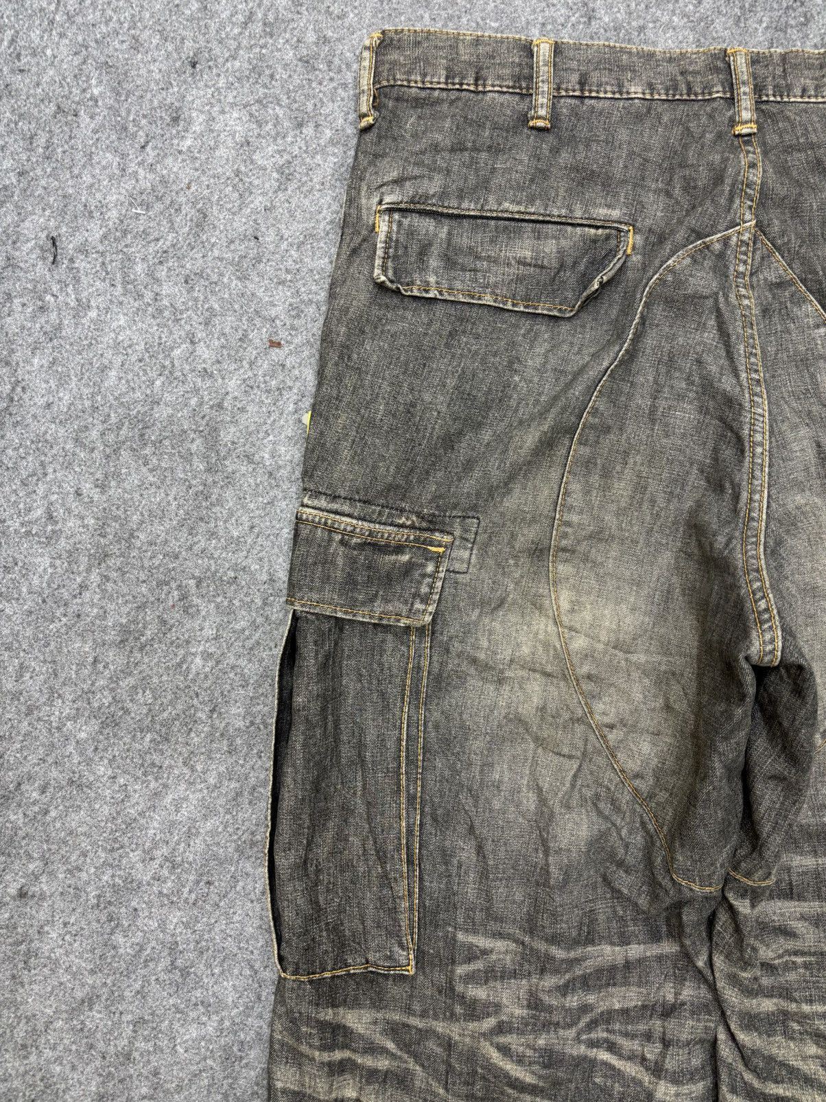 Swagger 💥Baggy💥Vintage Swagger Double Knee Light Denim F624 Size US 35 - 11 Thumbnail