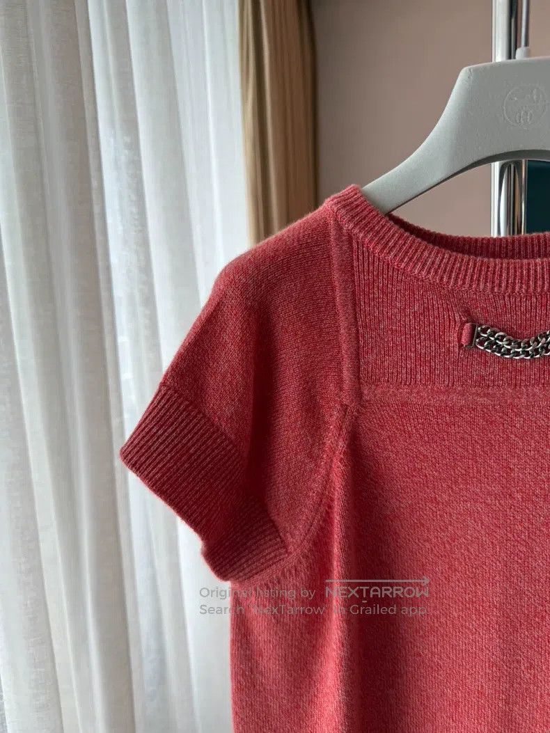 Hermes Hermes Chain Cashmere Knitted Dress Size XXS / US 00 / IT 34 - 2 Thumbnail