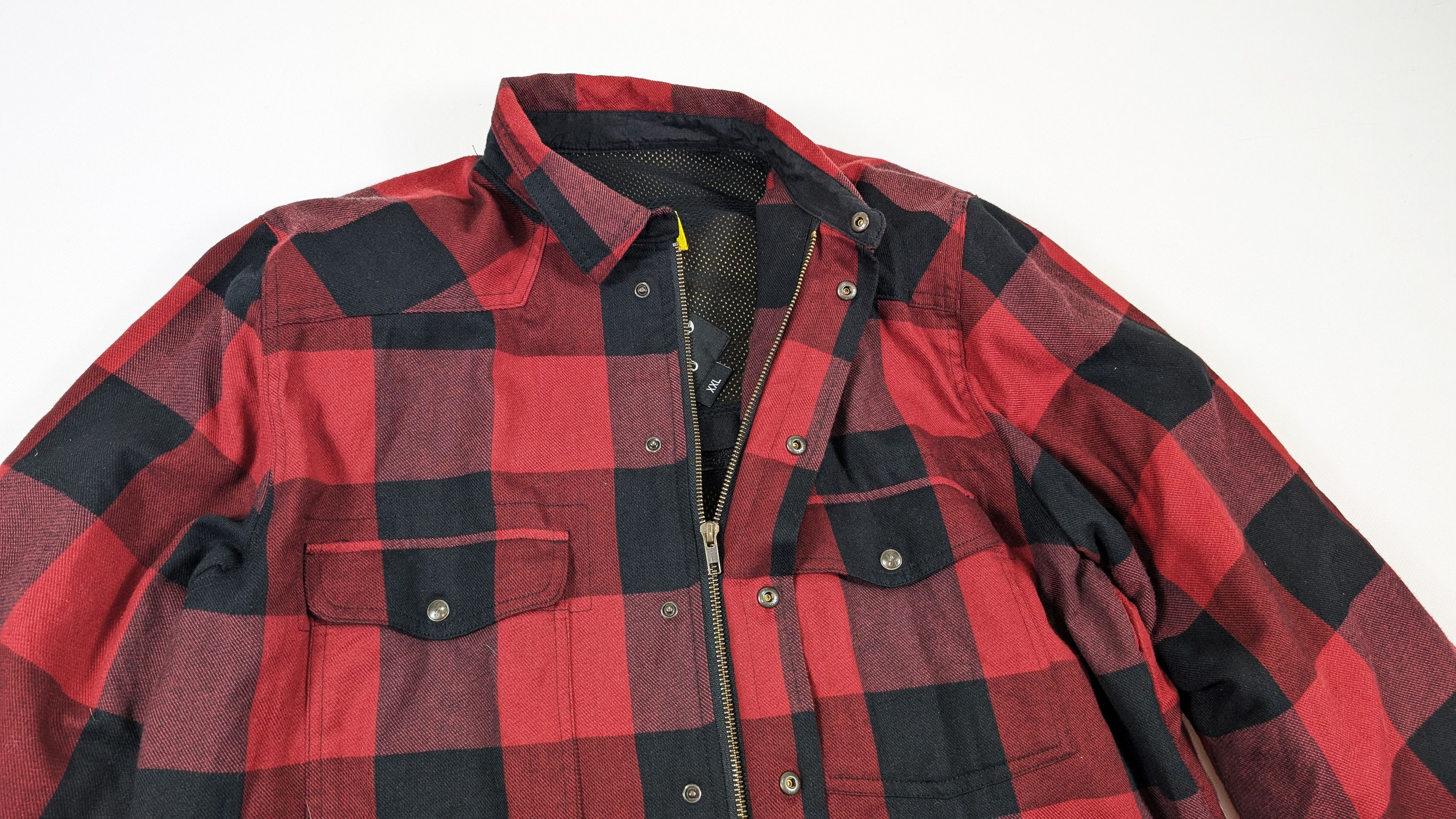 Harley Davidson John Doe Motorcycle Motorshirt Checkered Jacket Shirt Size US XXL / EU 58 / 5 - 6 Thumbnail