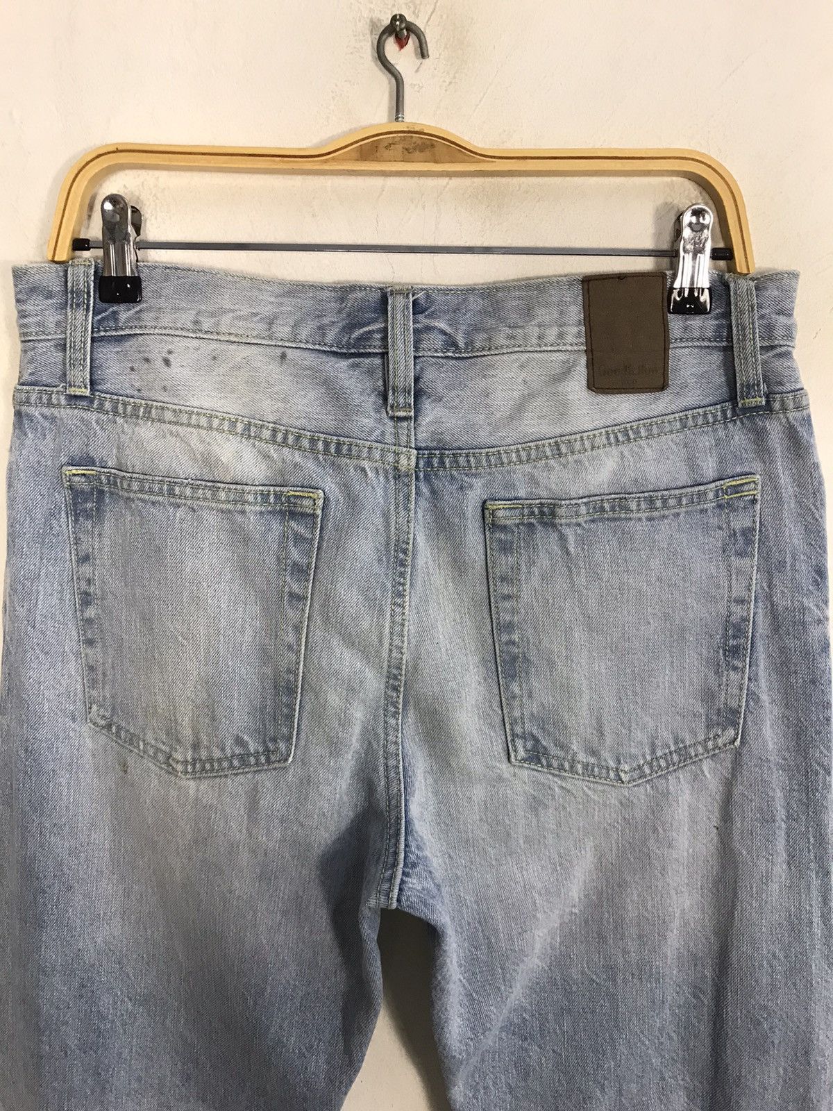 Japanese Brand × Vintage Vintage Goodfellow Selvedge Distressed Denim Jeans Size US 32 / EU 48 - 14 Thumbnail