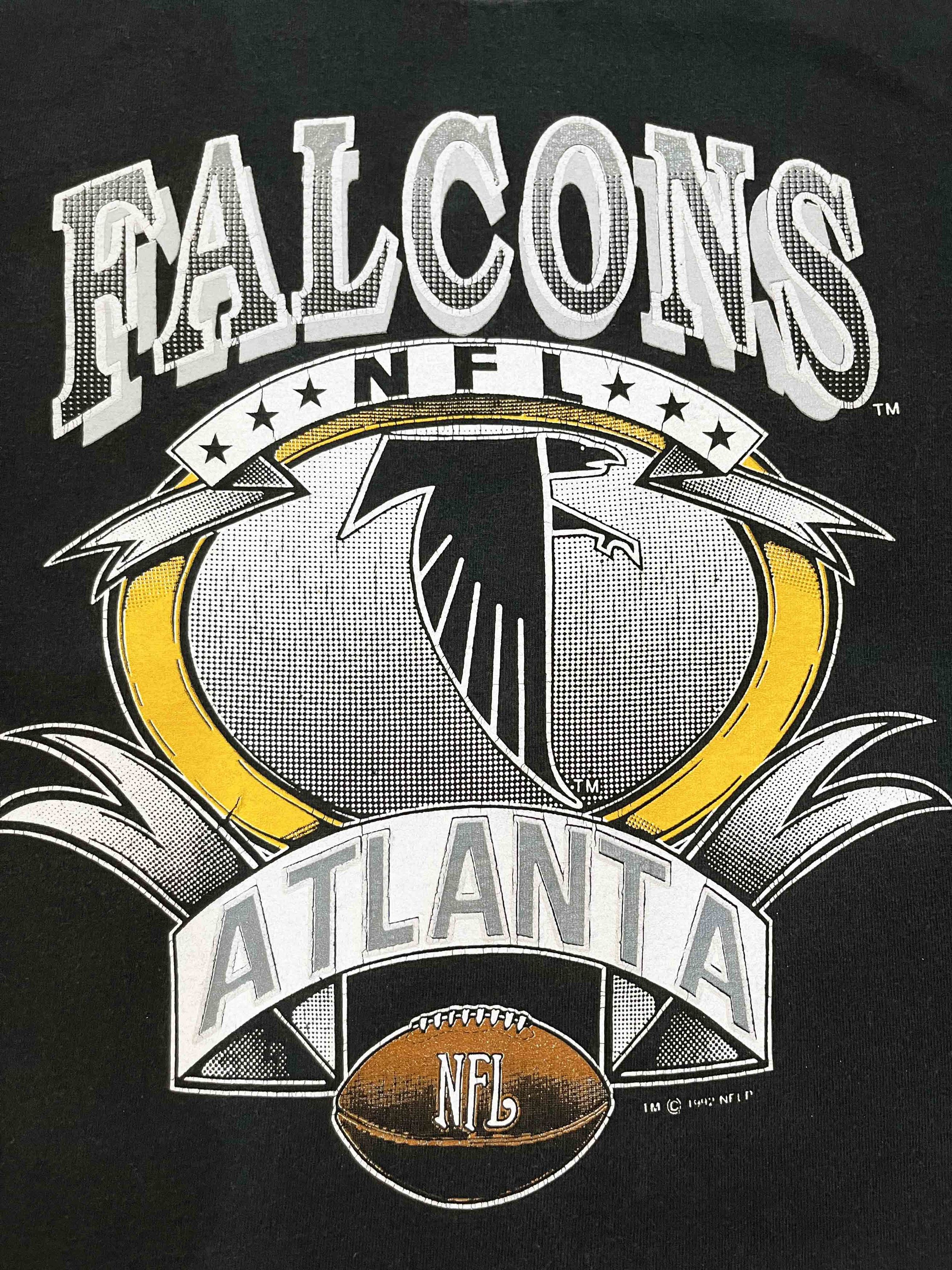 NFL × Tultex × Vintage Vintage Tultex 1992 NFL Atlanta Falcons Football T-Shirt Size US XL / EU 56 / 4 - 2 Thumbnail