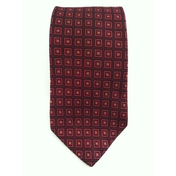 Brooks Brothers BROOKS BROTHERS MENS NEW BURGUNDY 100%SILK TIE WIDTH: 3 5/8" Size ONE SIZE - 1 Thumbnail