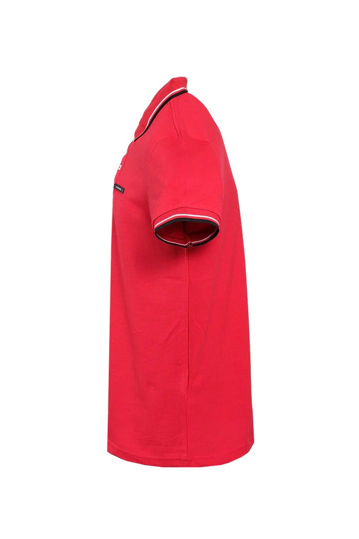 Prada o1mt1gz0924 Short Sleeve Polo Shirt in Red Size US M / EU 48-50 / 2 - 2 Thumbnail