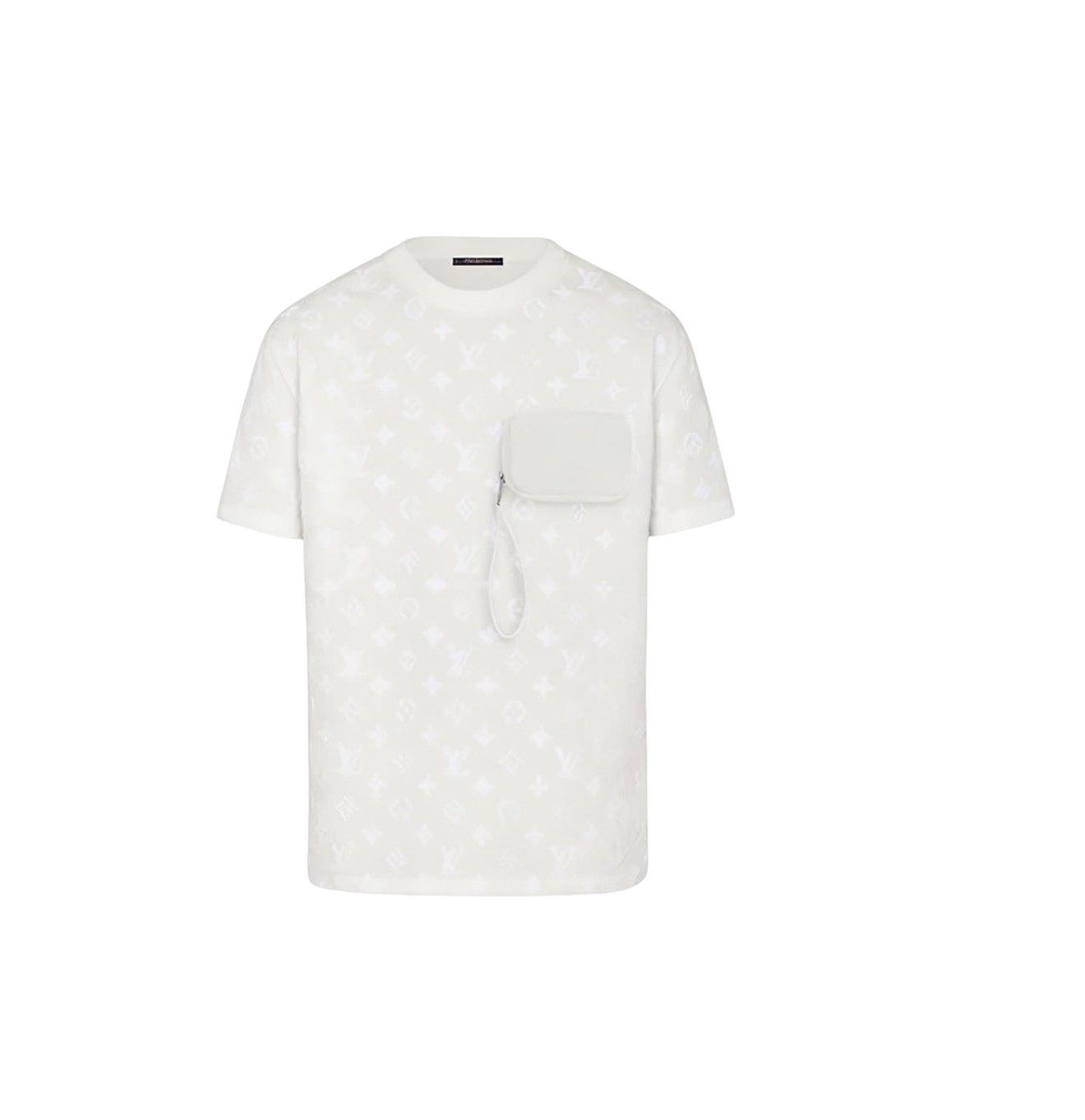 Louis Vuitton Louis Vuitton Monogram Flocked Pocket T-Shirt Size M Size US M / EU 48-50 / 2 - 1 Thumbnail