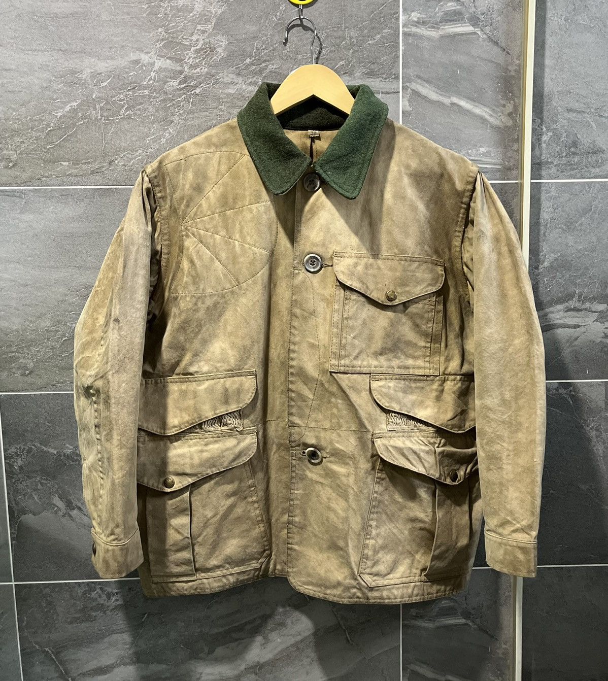 Filson Rare Vintage 80s Filson Tin Cloth Field Jacket Rugged Style Size US L / EU 52-54 / 3 - 1 Thumbnail