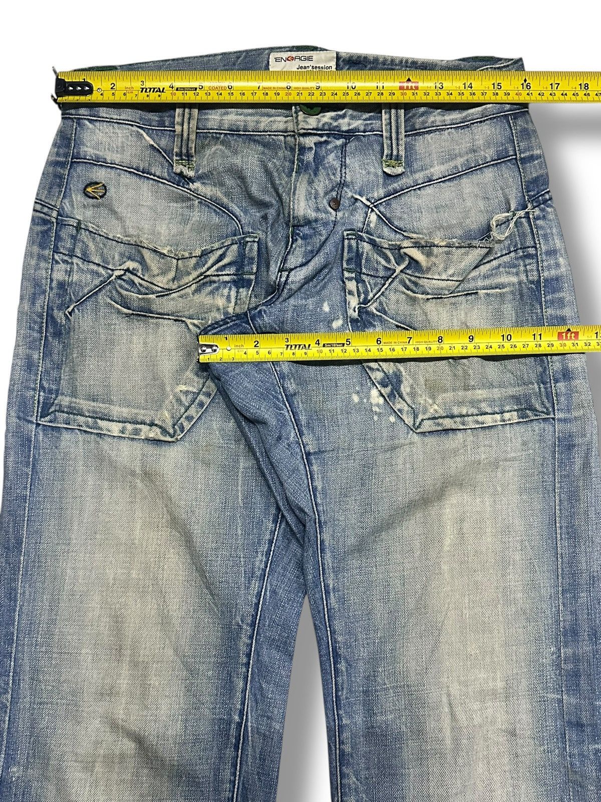 Energie Distressed Vintage Energie Jean With Baggy Loose Style Faded Size US 32 / EU 48 - 14 Thumbnail