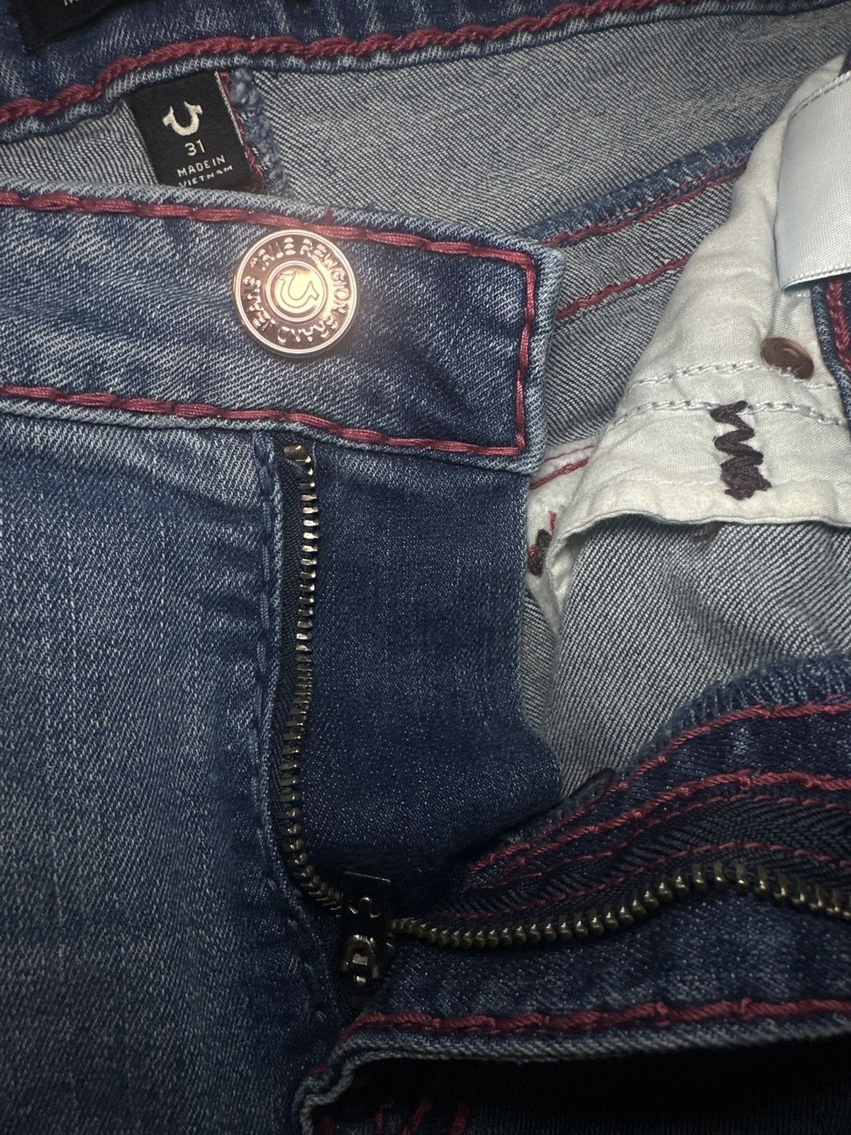 Other Women’s Mid Rise Super Skinny True Religion Jeans Size 31" - 7 Thumbnail