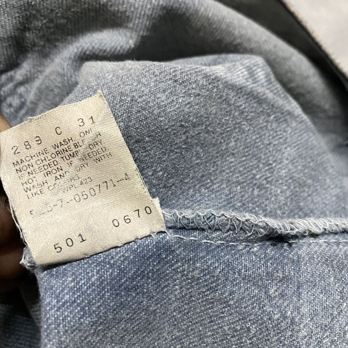 Levi's Vintage Levis 501 Blank Grunge Jeans Size US 30 / EU 46 - 23 Thumbnail