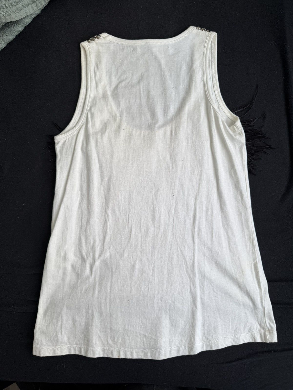 Givenchy Givenchy studded tanktop with feathers Size S / US 4 / IT 40 - 3 Thumbnail