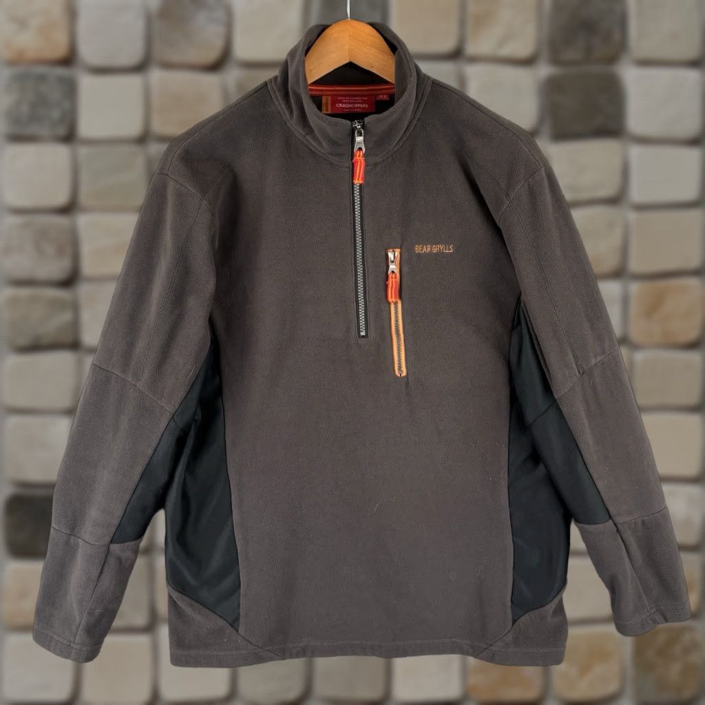 Vintage Craghoppers Sweater Mens M Gray 1/2 Zip Fleece Outdoor Hiking Pocket Pullover Regular Knit Shirt? Size US M / EU 48-50 / 2 - 1 Thumbnail