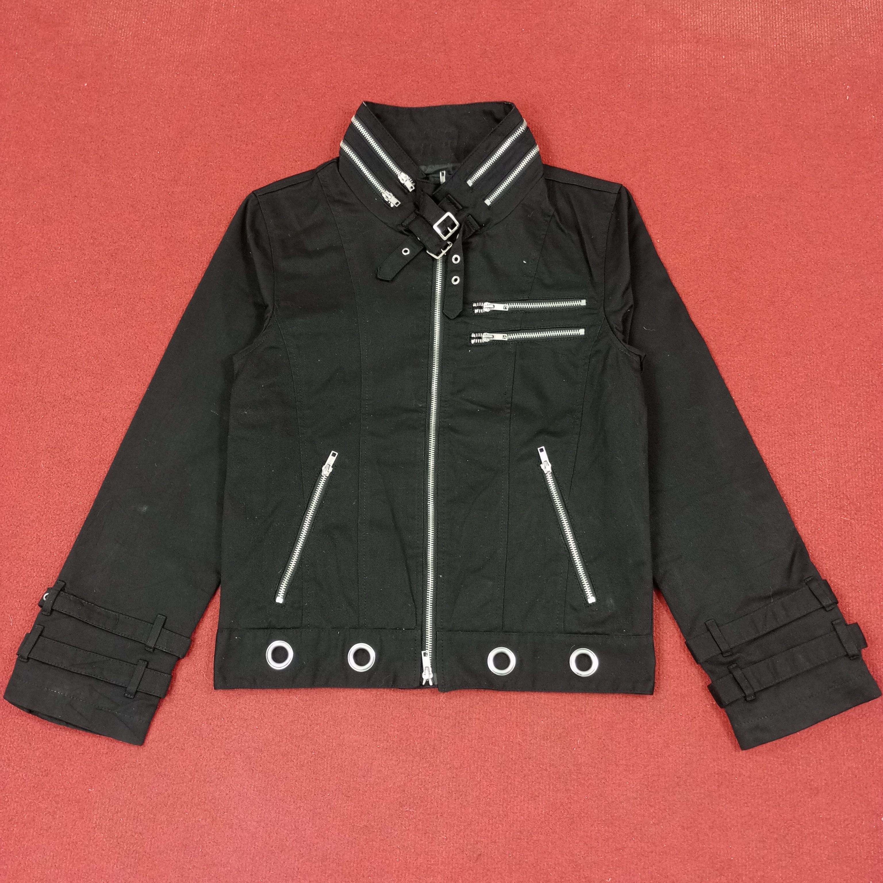Vintage Devil'n Bass Punk Style Custom Art Jacket c215n9 Size US XS / EU 42 / 0 - 3 Thumbnail
