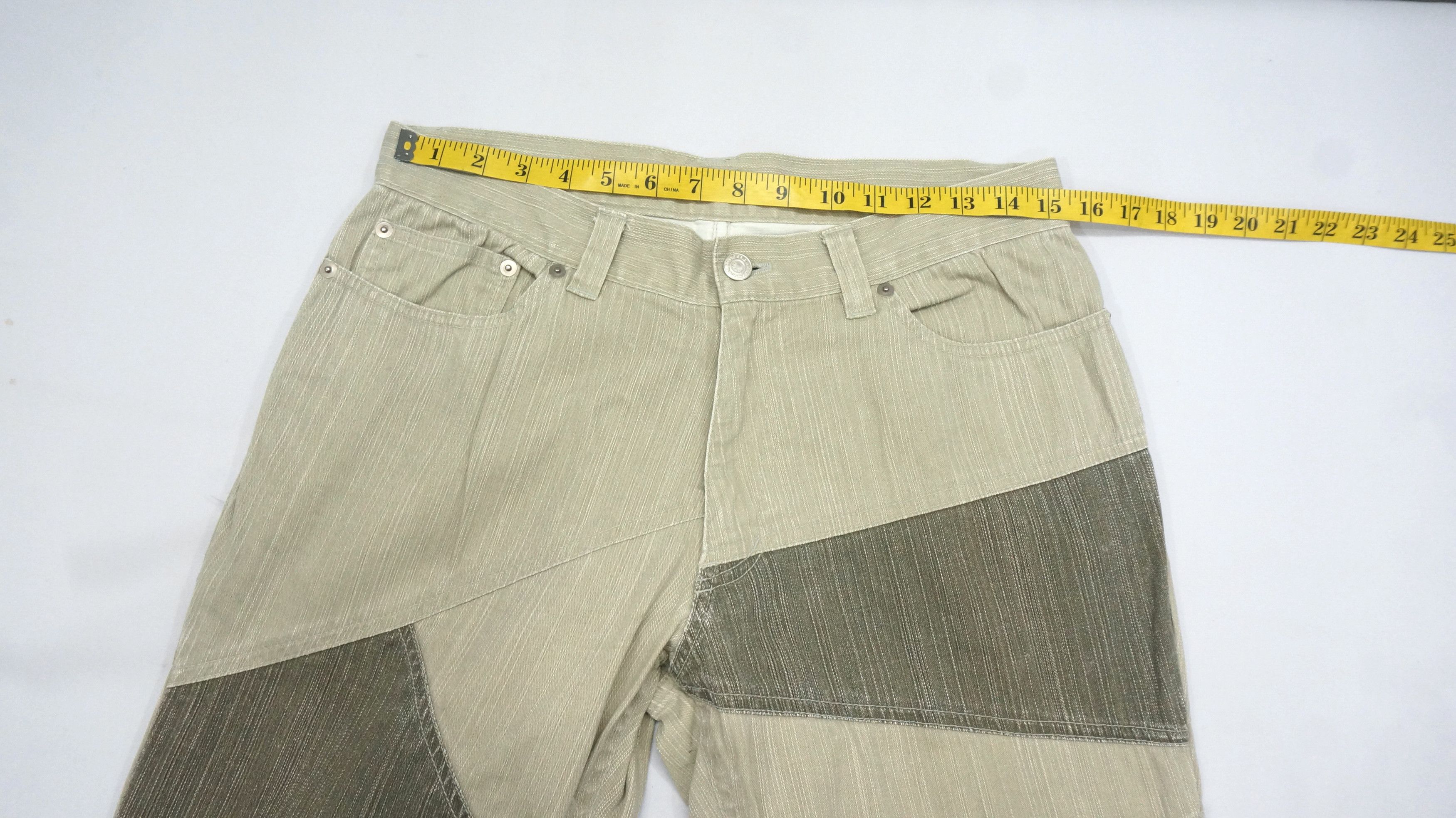 Japanese Brand Fyee 🔥 Vintage MODERN LOVERS Patchwork Flared Denim Size US 31 - 8 Thumbnail