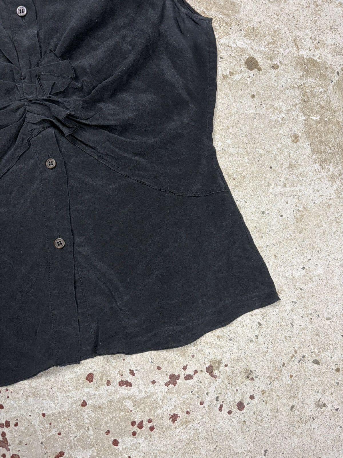 Prada Prada 2008 Black Silk Top Size M / US 6-8 / IT 42-44 - 9 Thumbnail