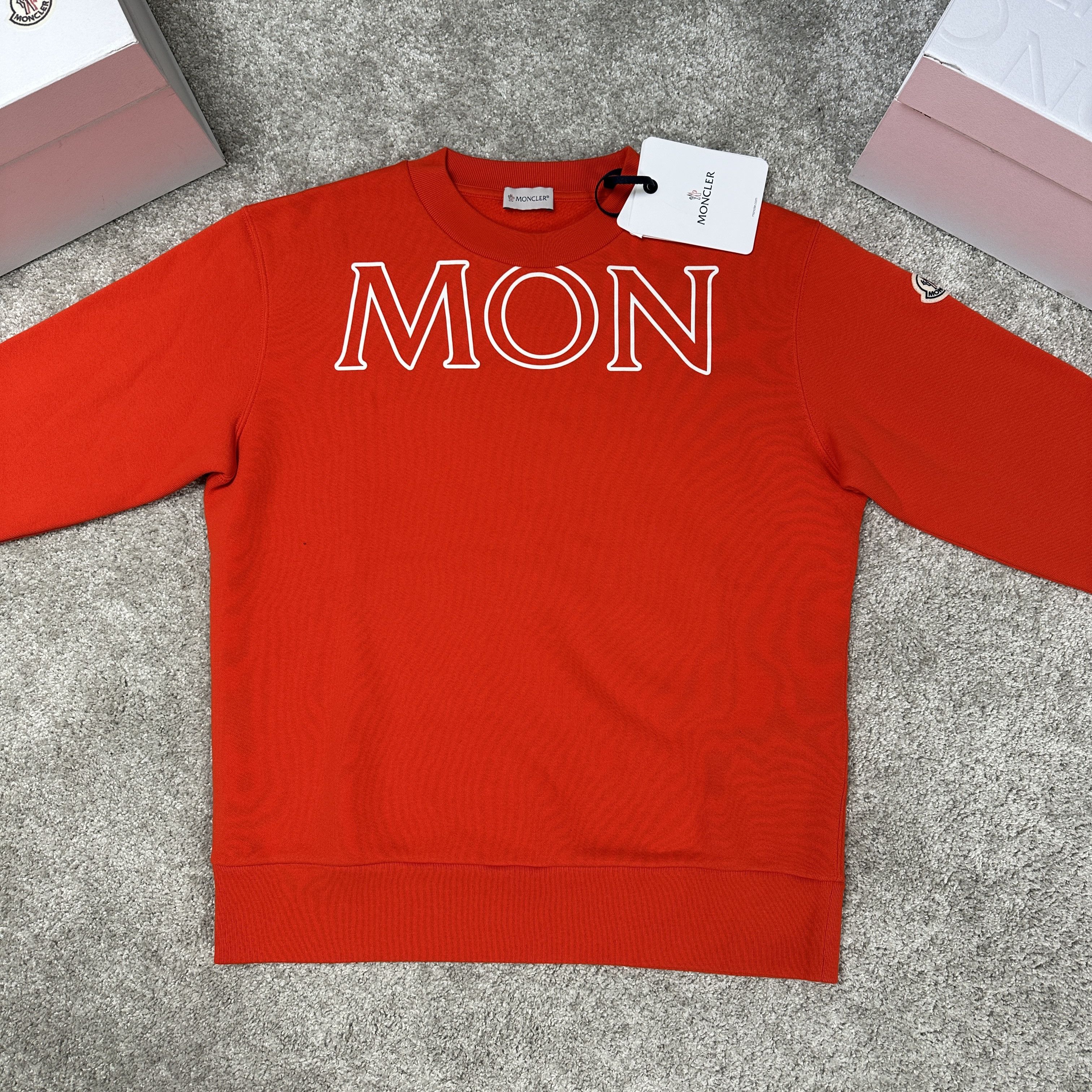 Moncler Moncler Orange Jumper Size US S / EU 44-46 / 1 - 1 Thumbnail