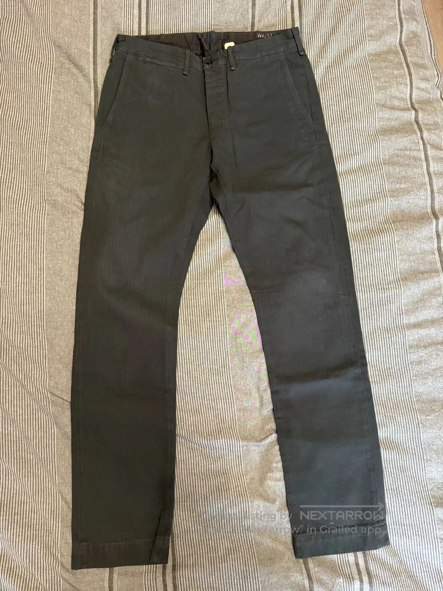 RRL Ralph Lauren vintage black gray military officer pants. Size US 32 / EU 48 - 1 Thumbnail