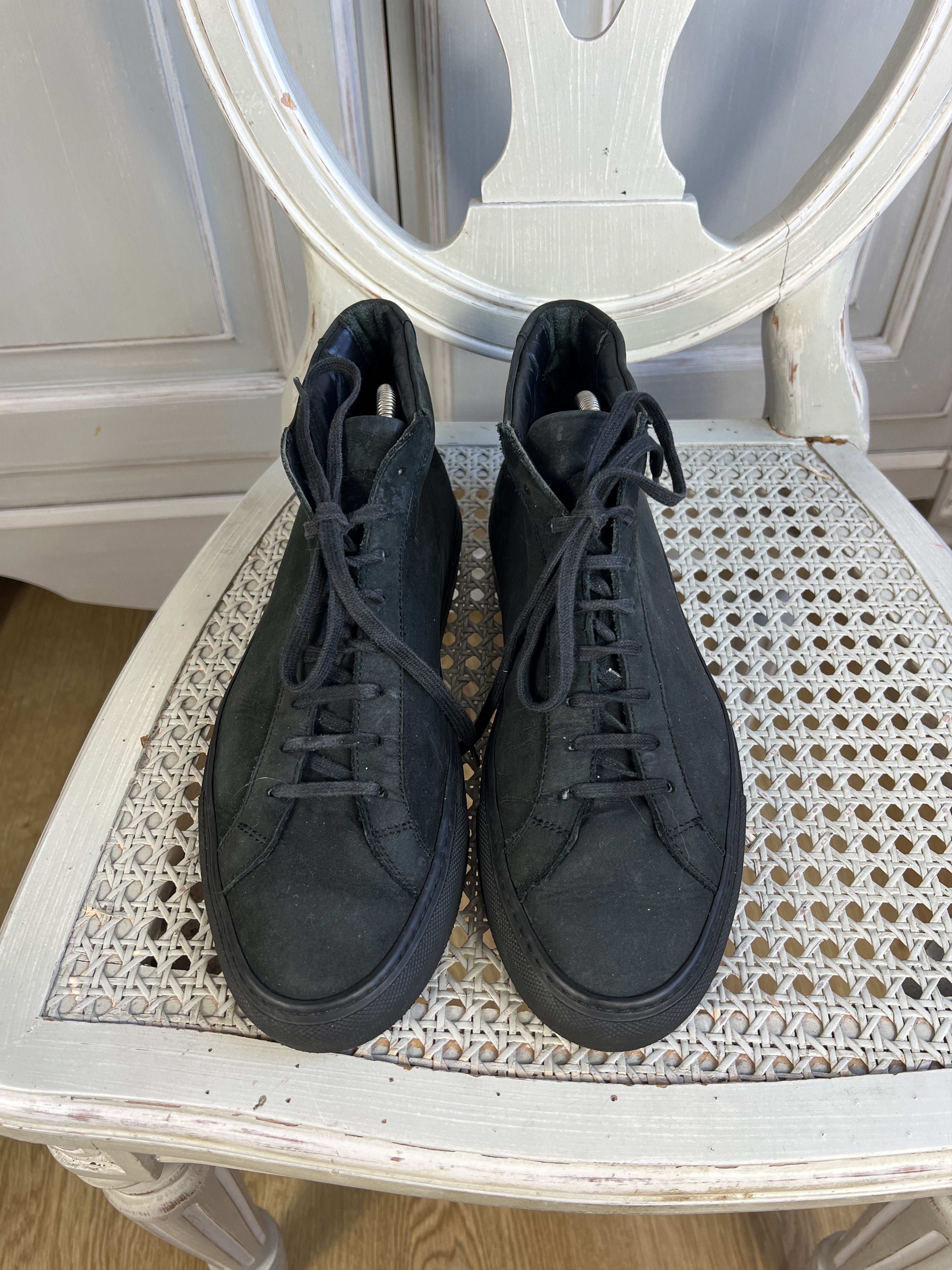 Common Projects COMMON PROJECTS ORIGINALS ACHILLES HIGH BLACK EUR 42 Size US 9 / EU 42 - 8 Thumbnail