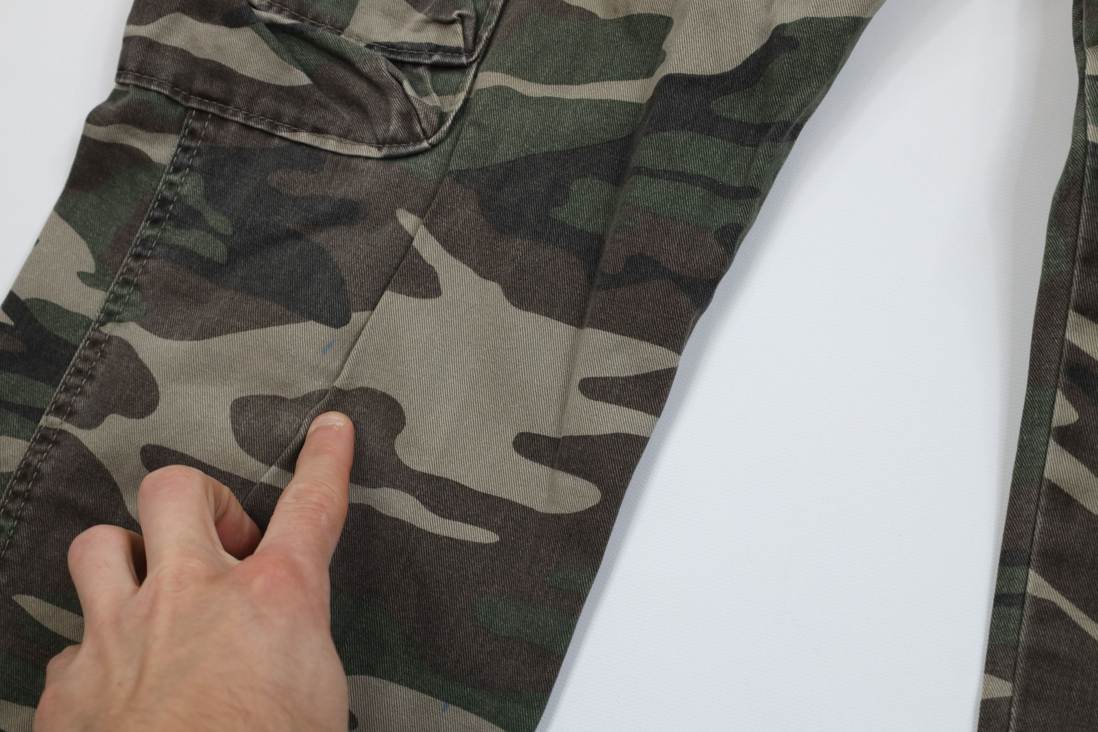 Wrangler Vintage Y2K Wrangler Wide Leg Camouflage Cargo Pants Cotton Size US 32 / EU 48 - 5 Thumbnail