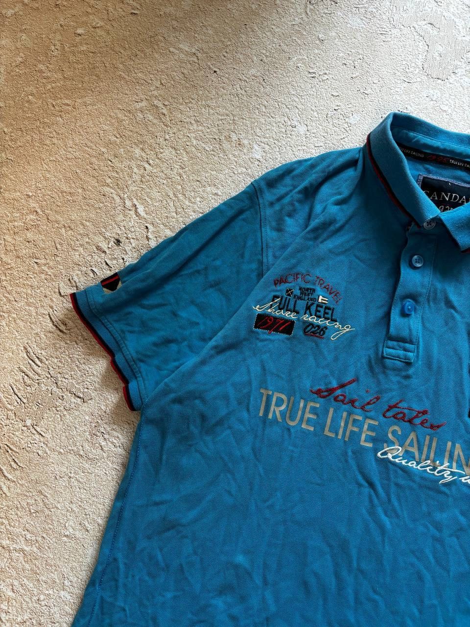 Japanese Brand × Vintage Polo Ralph Lauren style distressed polo Size US L / EU 52-54 / 3 - 3 Thumbnail