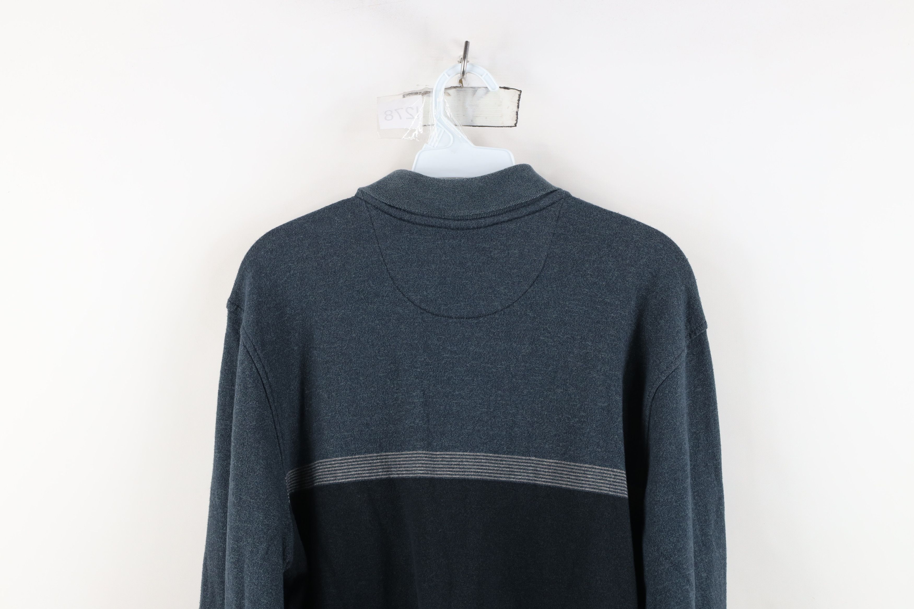 Vintage Vintage 90s Streetwear Striped Heavy Long Sleeve Rugby Polo Size US M / EU 48-50 / 2 - 11 Thumbnail