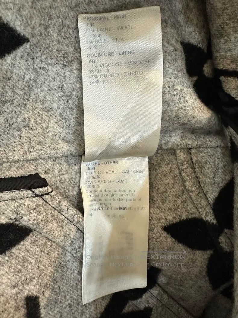 Louis Vuitton Louis Vuitton Black lining presbyopic big logo wool patchw Size XS / US 0-2 / IT 36-38 - 6 Thumbnail