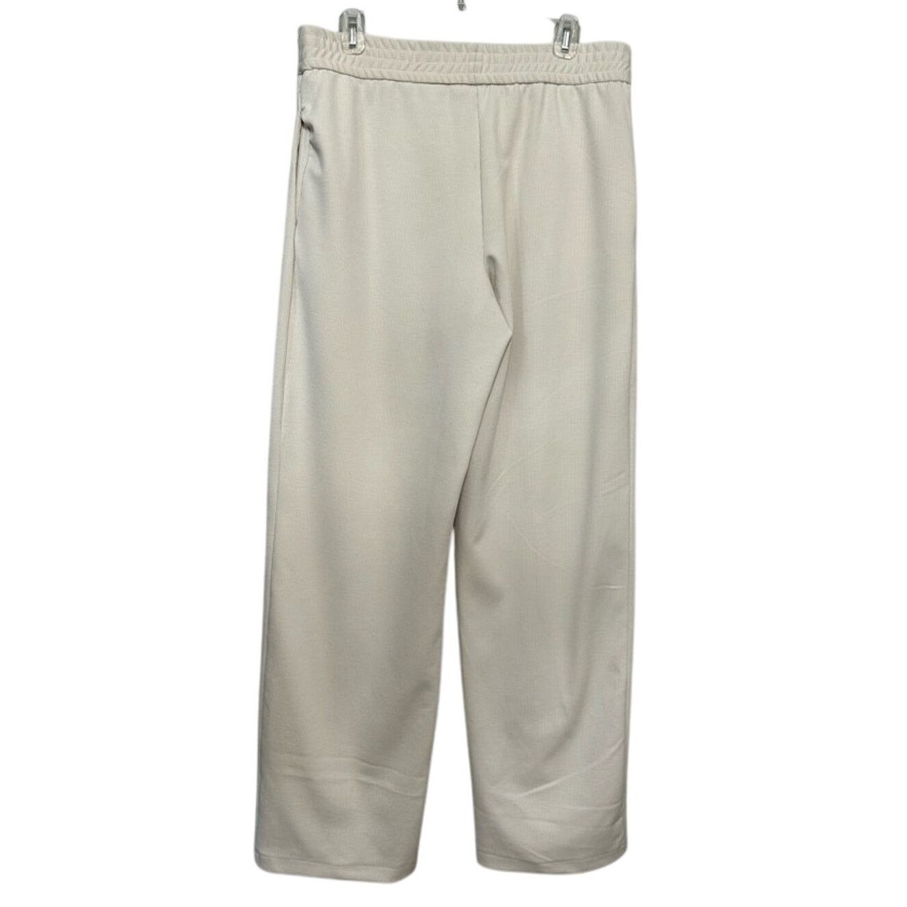 Topshop Topshop Dress Pants Ivory Waffle Knit Pull On 6 New Size 33" - 4 Thumbnail
