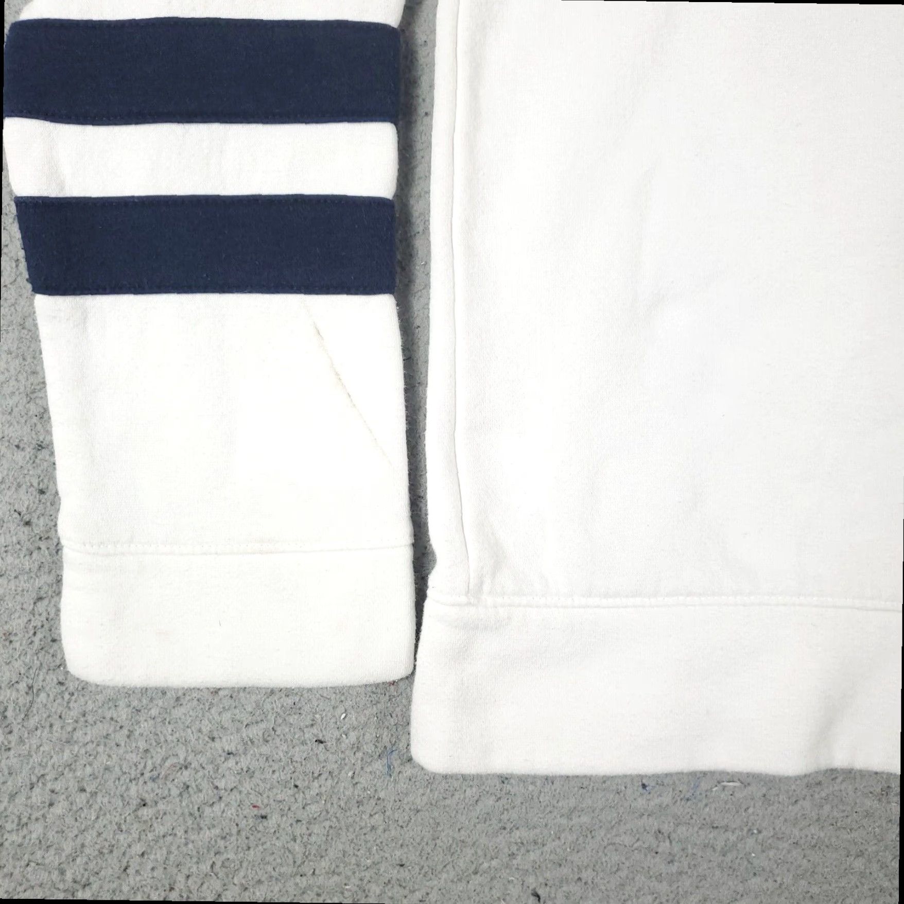 Nautica Nautica Hoodie Womens Small White Blue Pullover Sweatshirt Cotton Blend Fleece Ladies Size S / US 4 / IT 40 - 4 Thumbnail