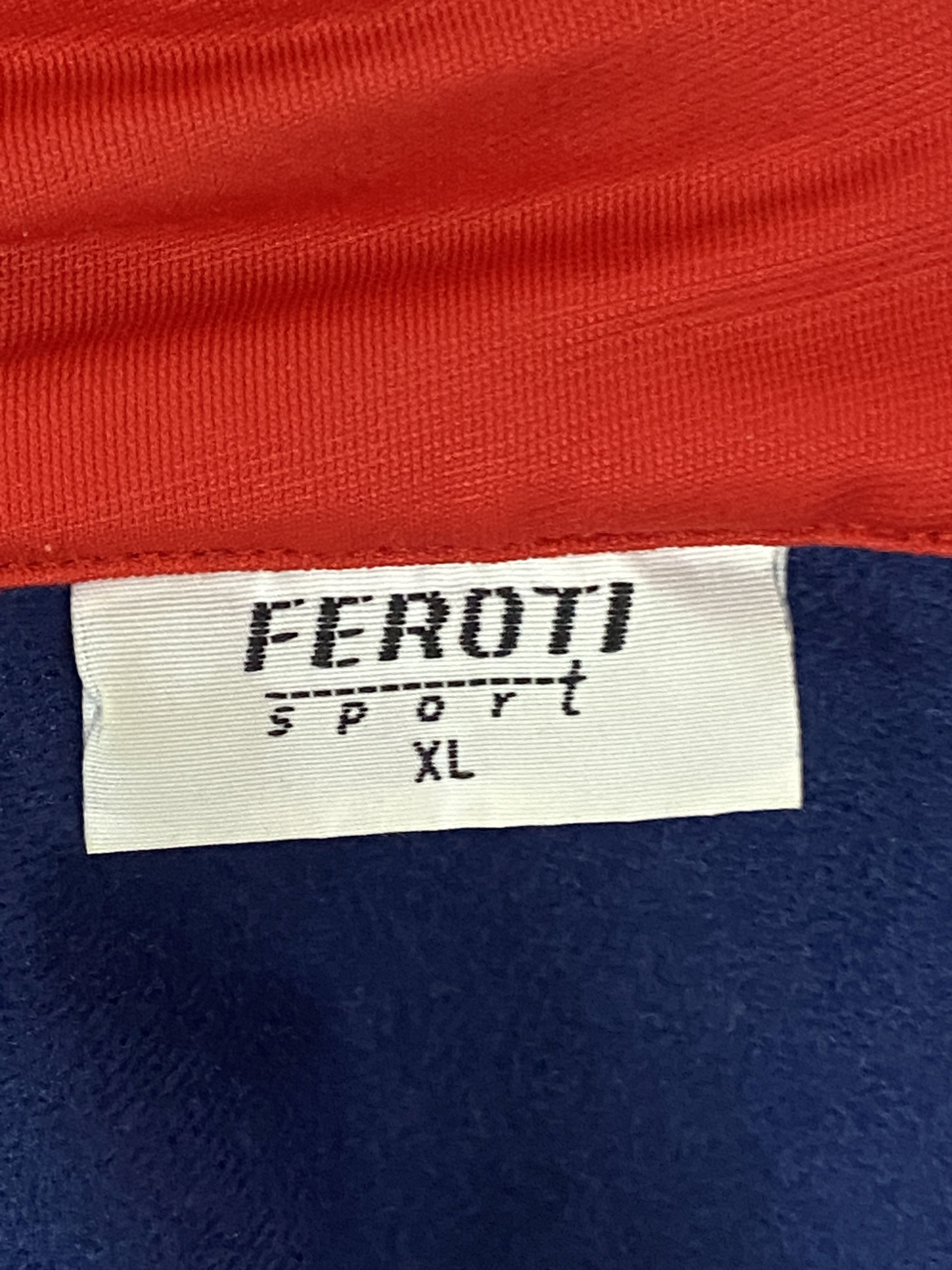 Vintage 90s Ferotti Sport Vintage Men's Track Jacket - XL Size US XL / EU 56 / 4 - 5 Thumbnail